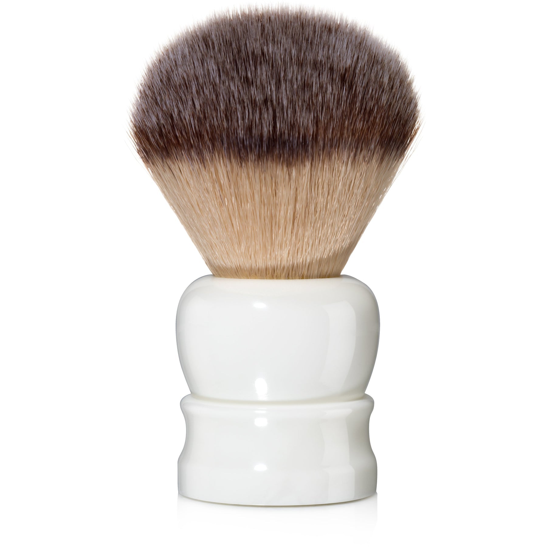 Fine Accoutrements Stout Synthetic Bristle Shaving Brush - White