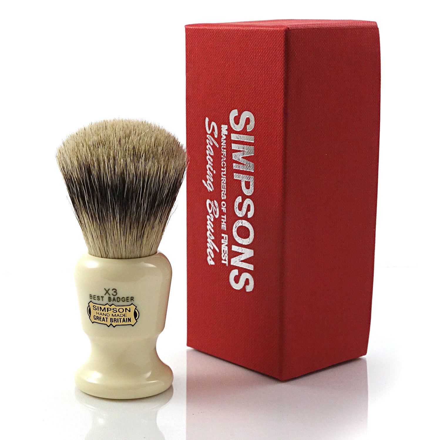 Simpsons Commodore X3 Best Badger Shaving Brush