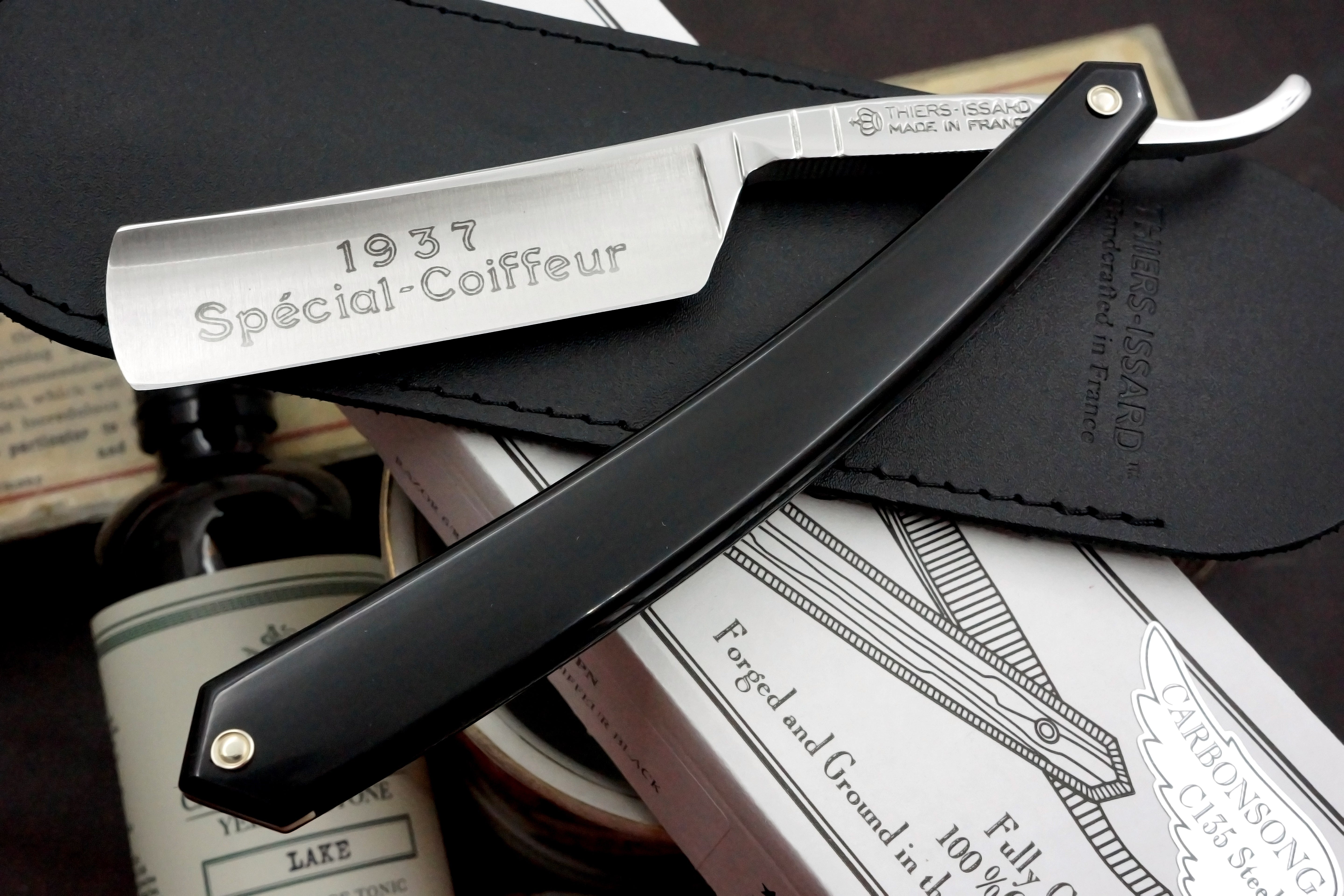 Thiers Issard "1937 Special Coiffeur" 6/8 Full Hollow Blade - Preowned French Straight Razor - Shave Ready