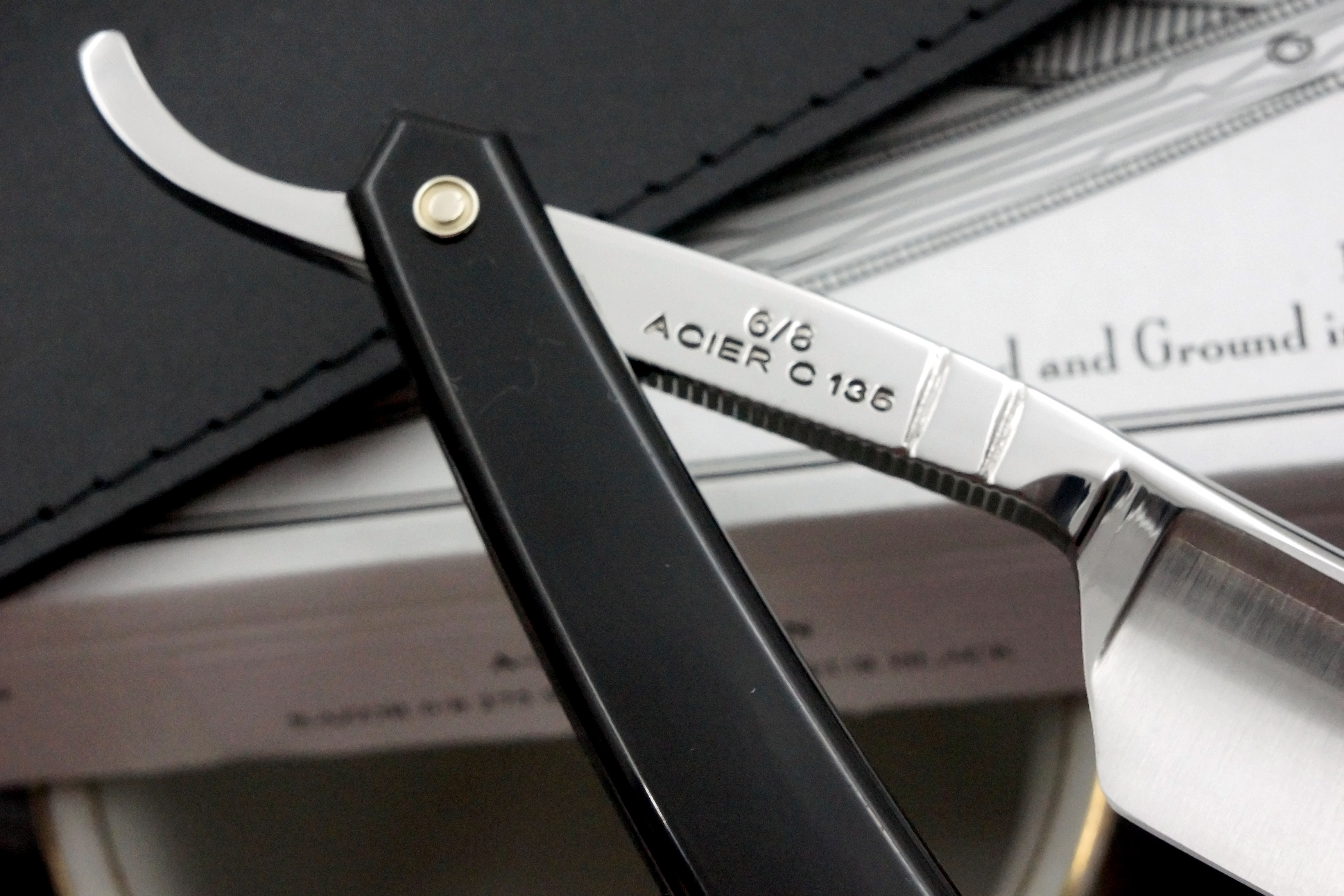 Thiers Issard "1937 Special Coiffeur" 6/8 Full Hollow Blade - Preowned French Straight Razor - Shave Ready