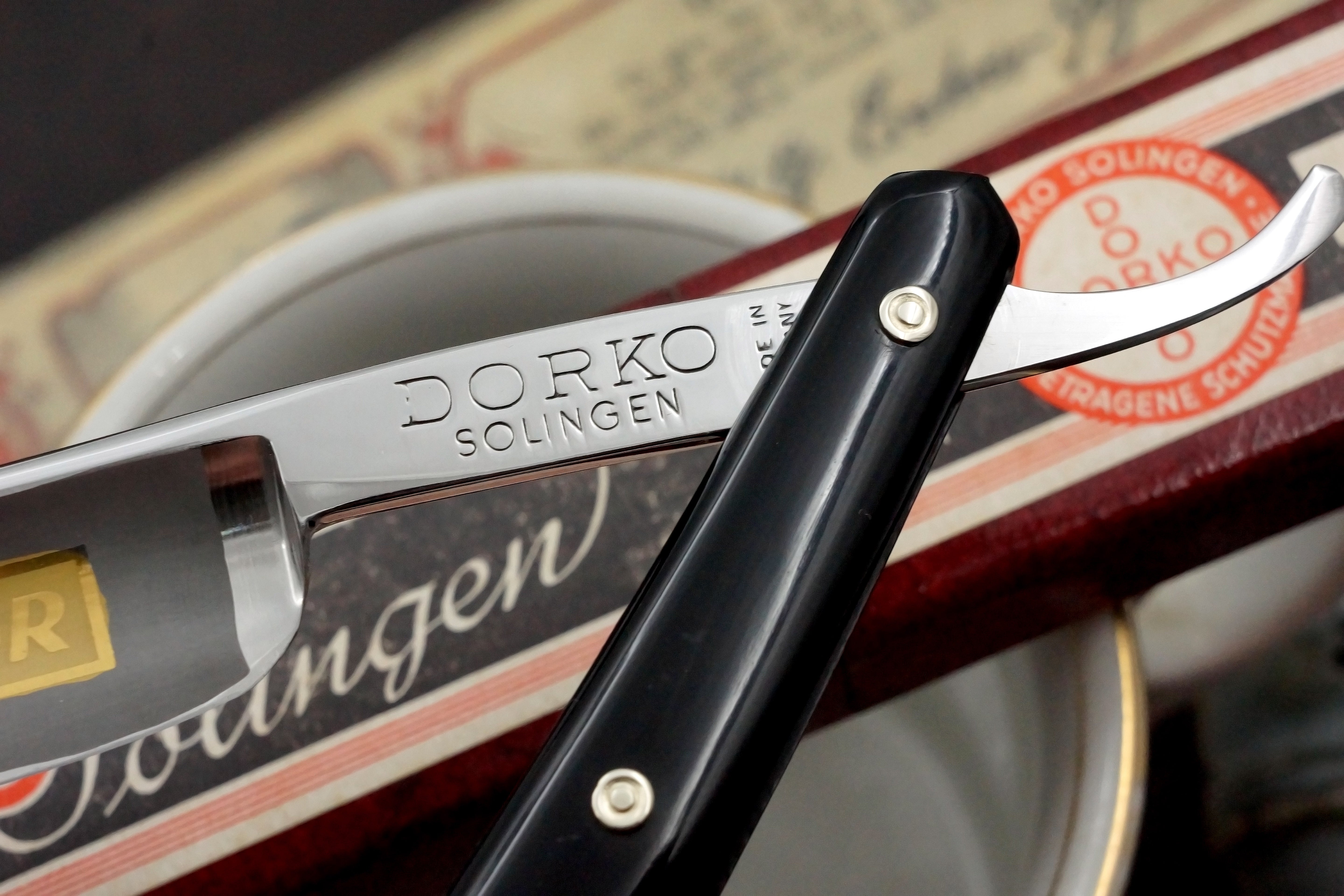 Dorko No. 1151 - Near Pristine 11/16 Full Hollow Blade - Solingen Vintage Straight Razor - Shave Ready