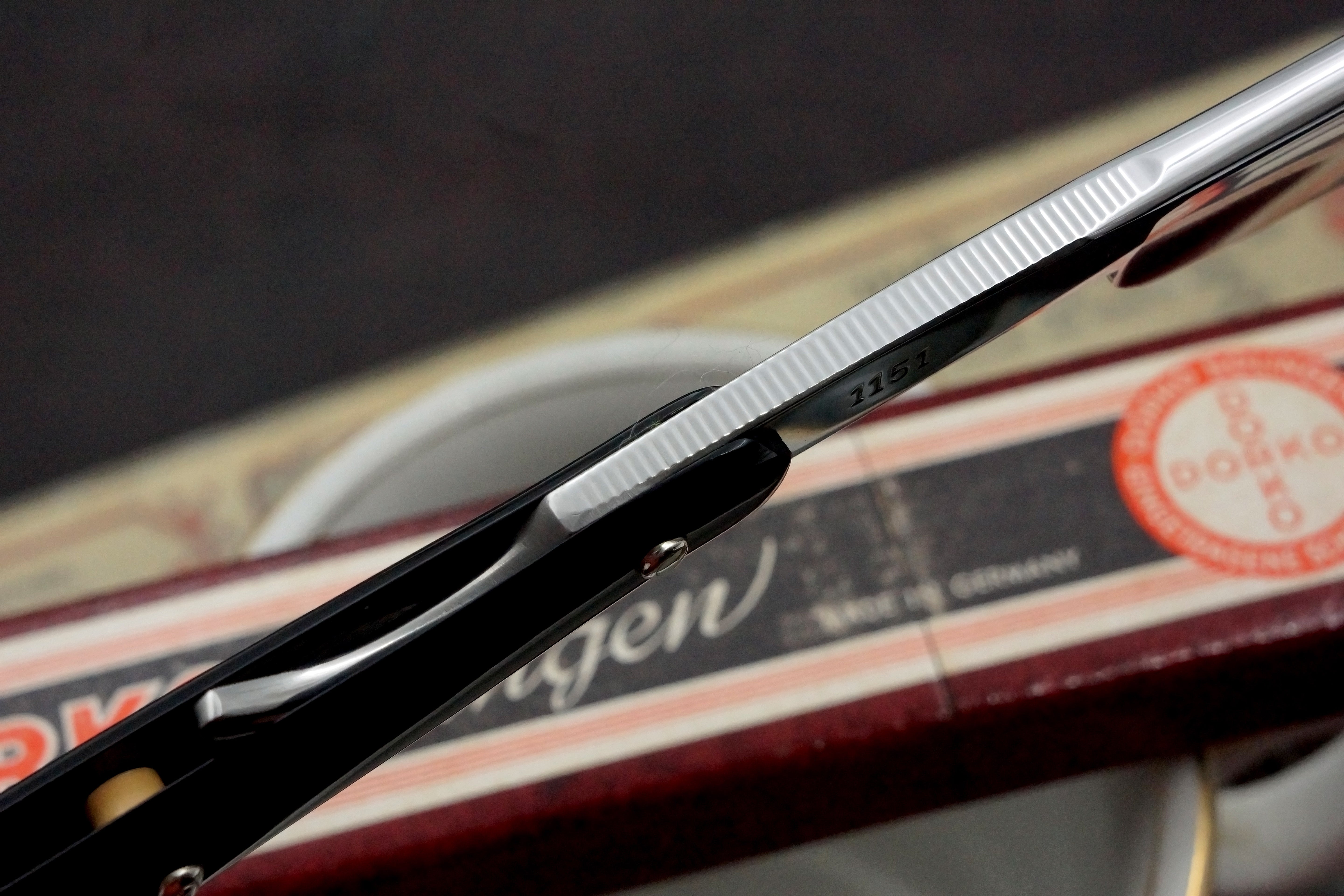 Dorko No. 1151 - Near Pristine 11/16 Full Hollow Blade - Solingen Vintage Straight Razor - Shave Ready