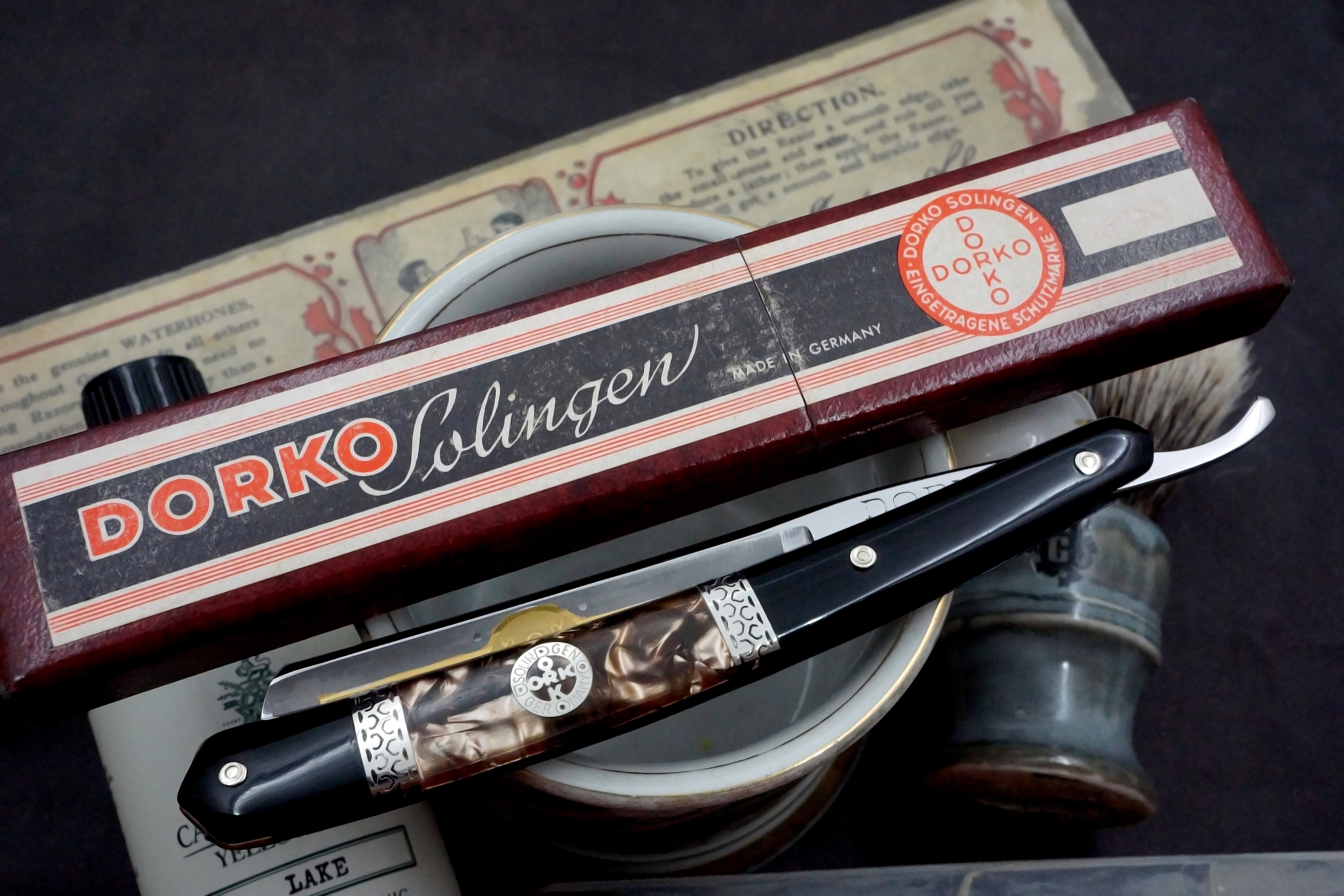 Dorko No. 1151 - Near Pristine 11/16 Full Hollow Blade - Solingen Vintage Straight Razor - Shave Ready