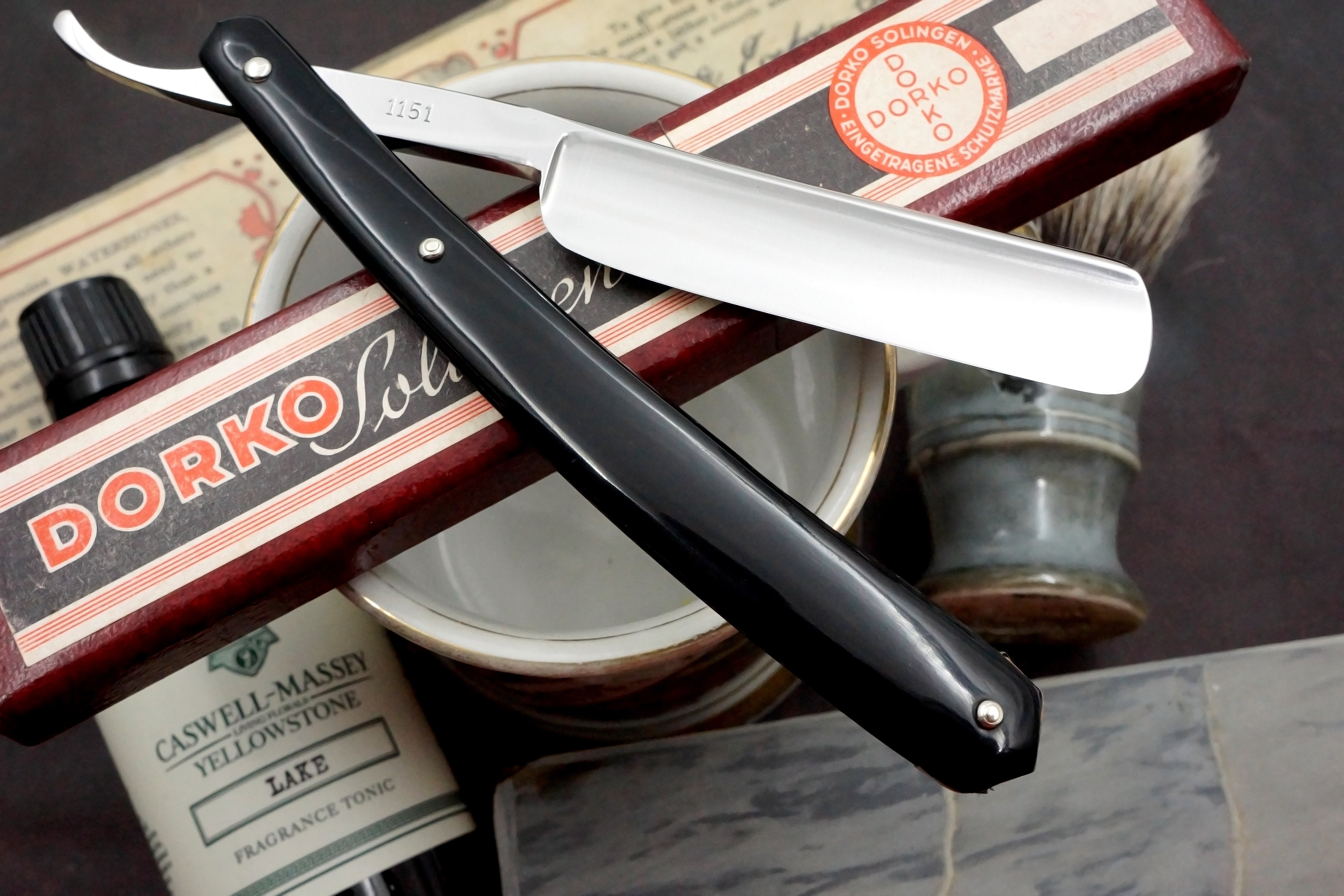 Dorko No. 1151 - Near Pristine 11/16 Full Hollow Blade - Solingen Vintage Straight Razor - Shave Ready