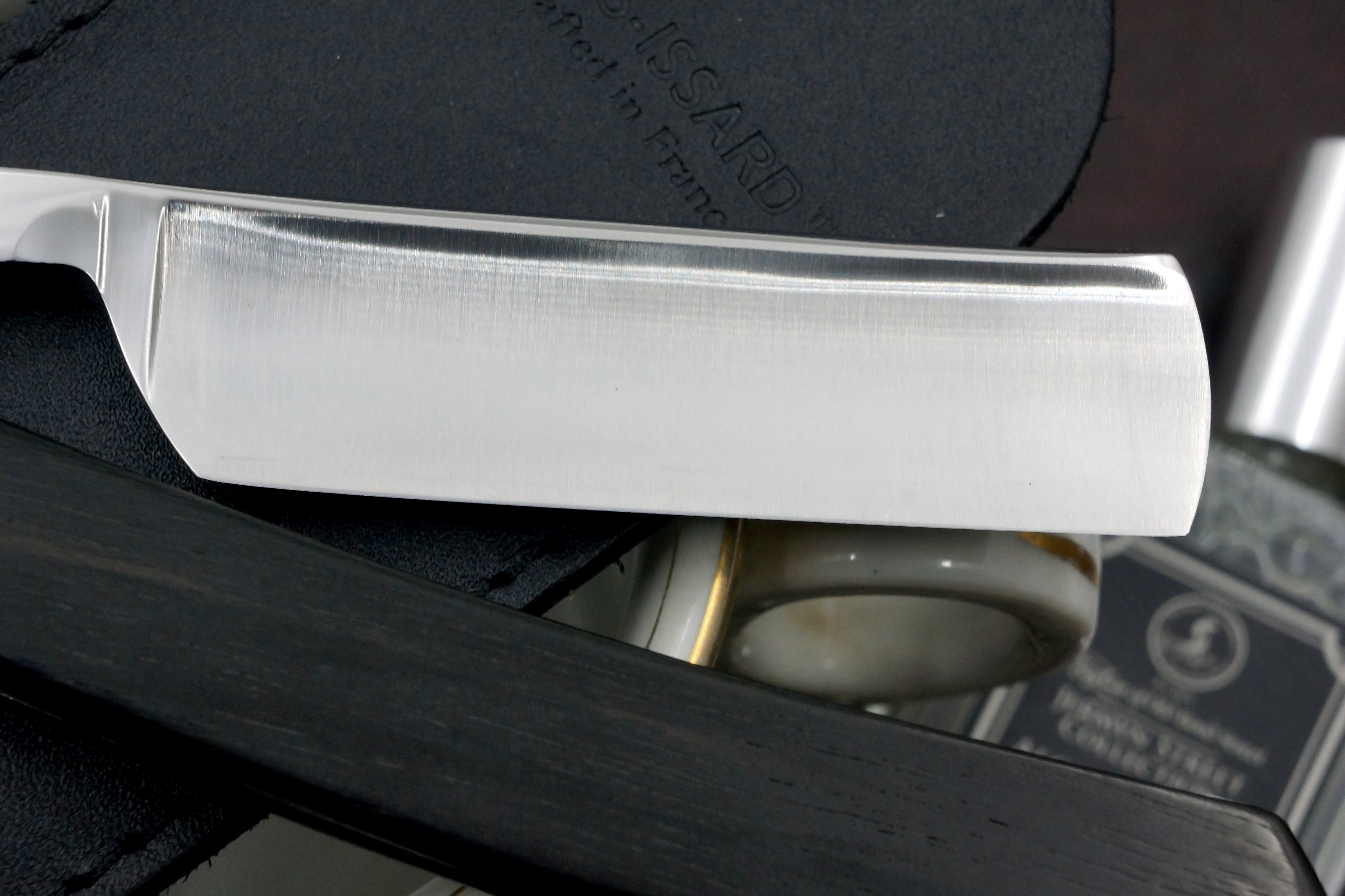 Thiers Issard "Evide Sonnant" 6/8 Full Hollow Blade Ebony Scales - Preowned French Straight Razor - Shave Ready