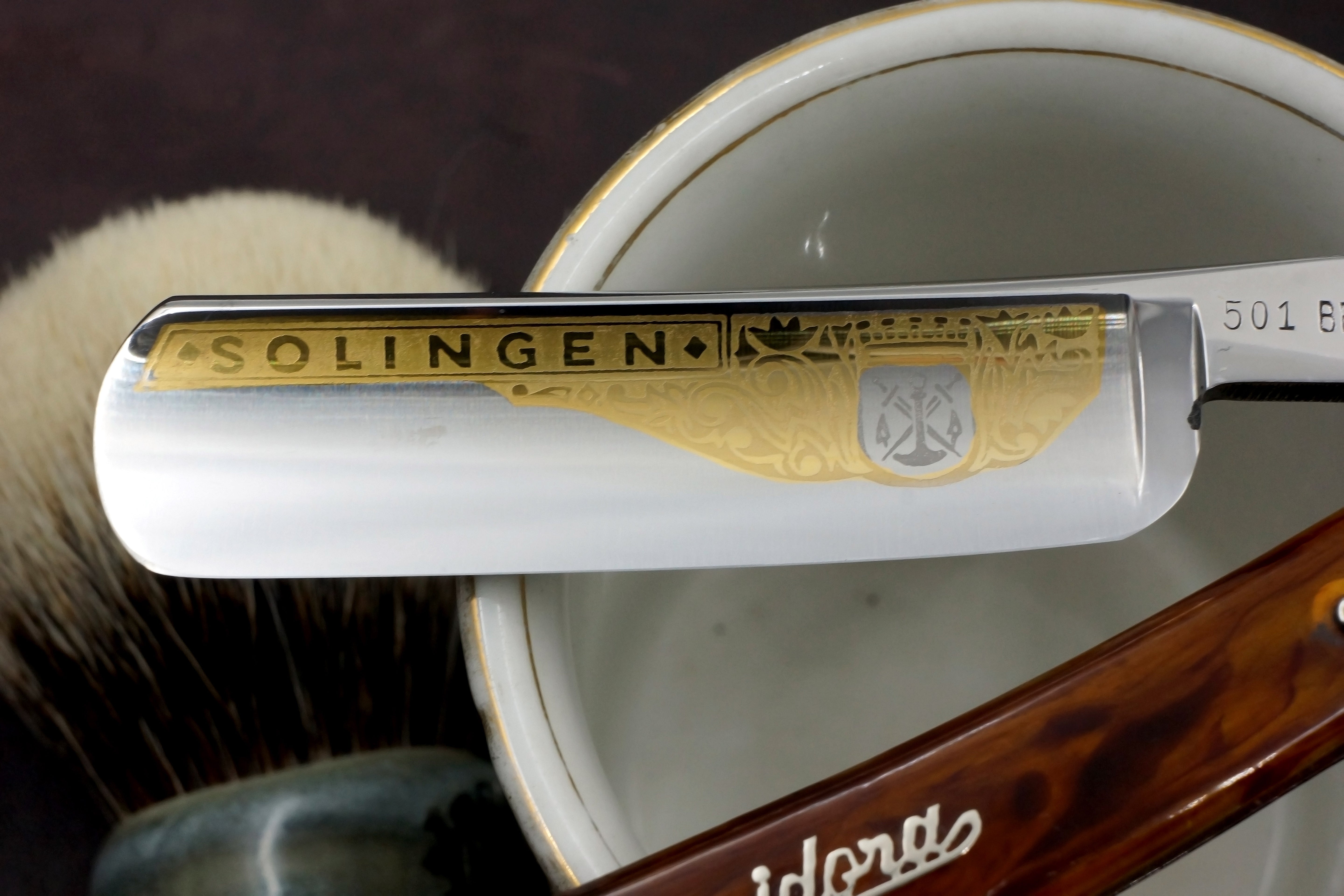 Breidora Extra - Near Pristine 13/16 Full Hollow Blade - Solingen Vintage Straight Razor - Shave Ready