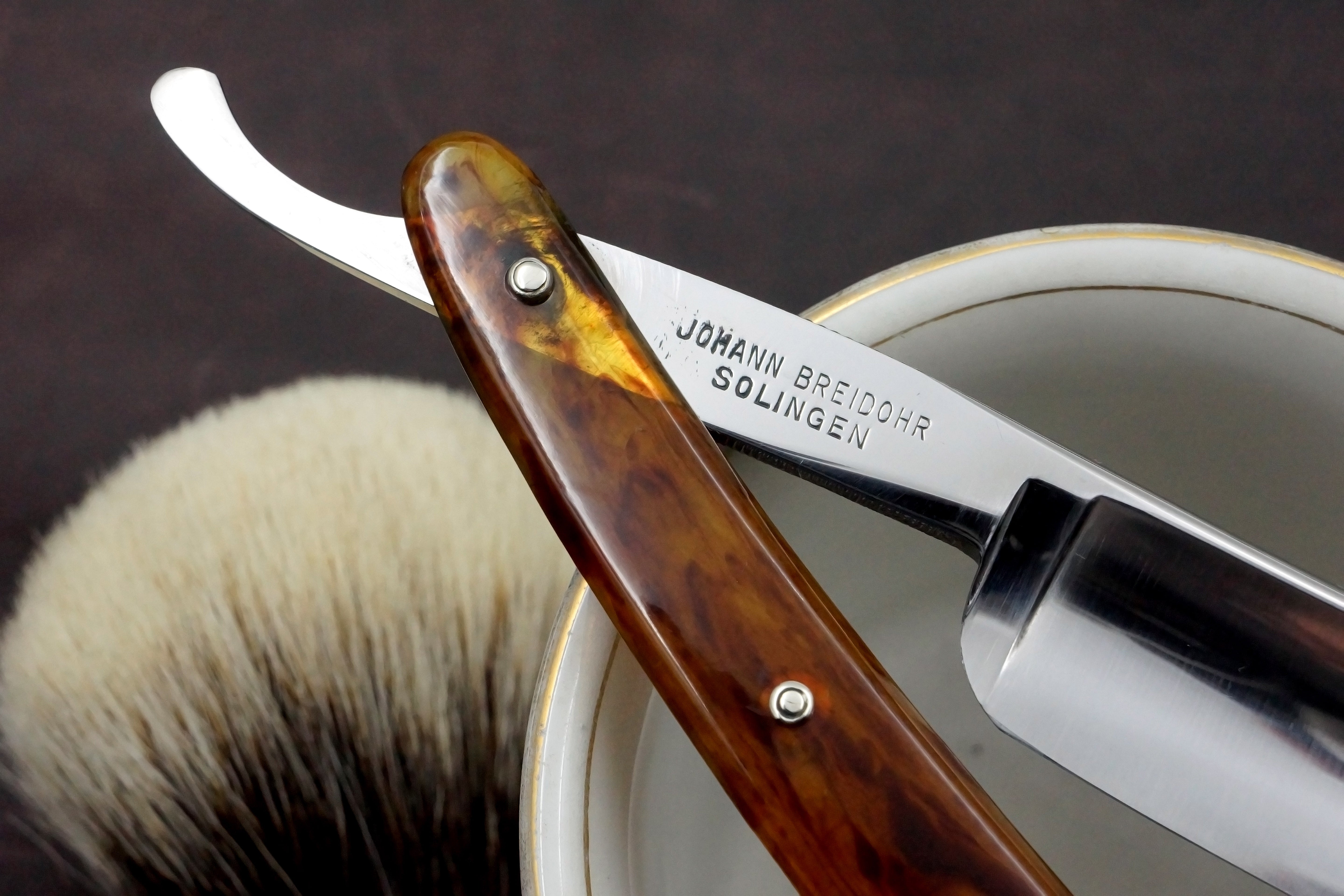 Breidora Extra - Near Pristine 13/16 Full Hollow Blade - Solingen Vintage Straight Razor - Shave Ready