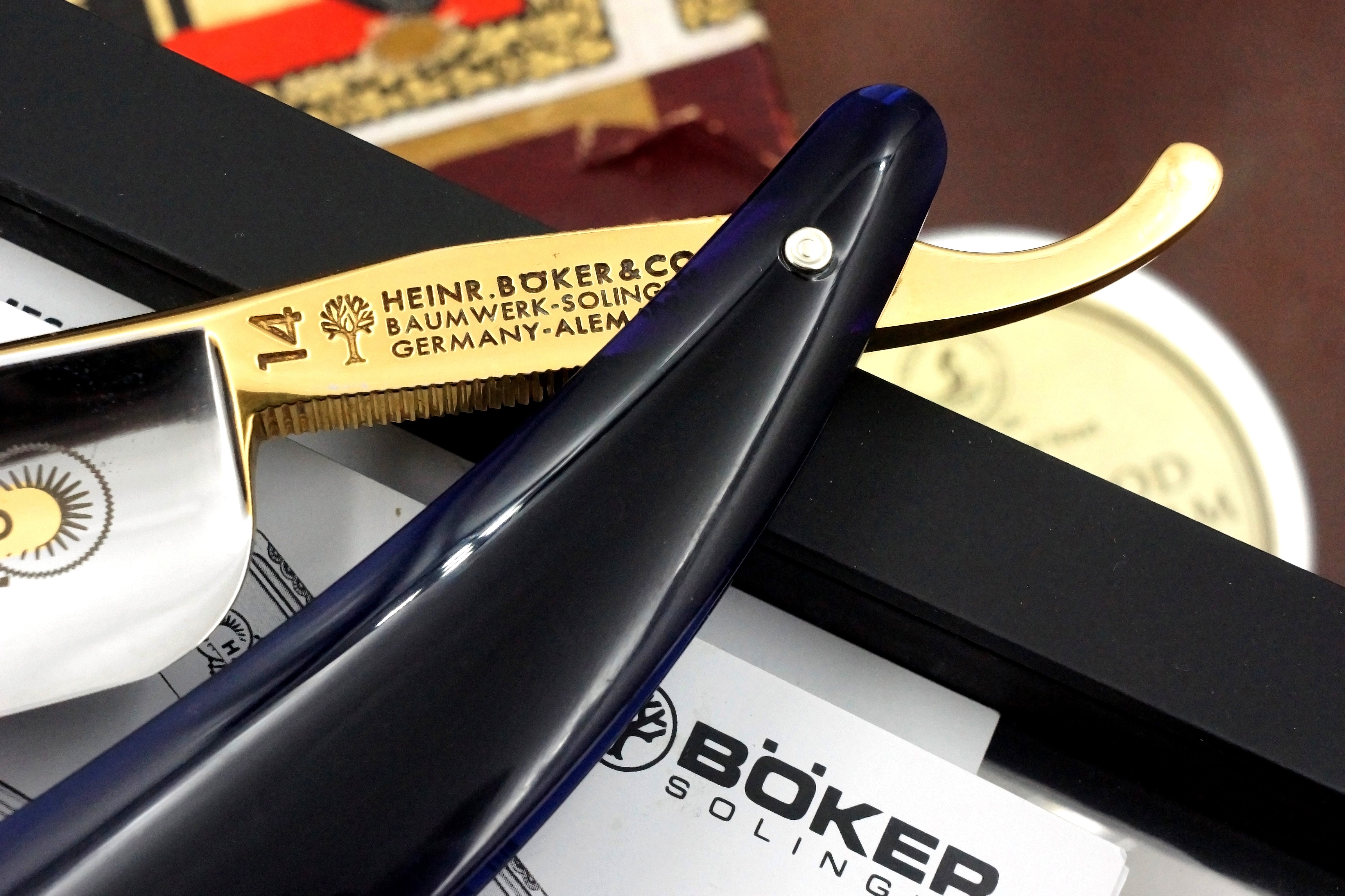 Boker 14er 8/8 Full Hollow Blade - Preowned Solingen Straight Razor - Shave Ready