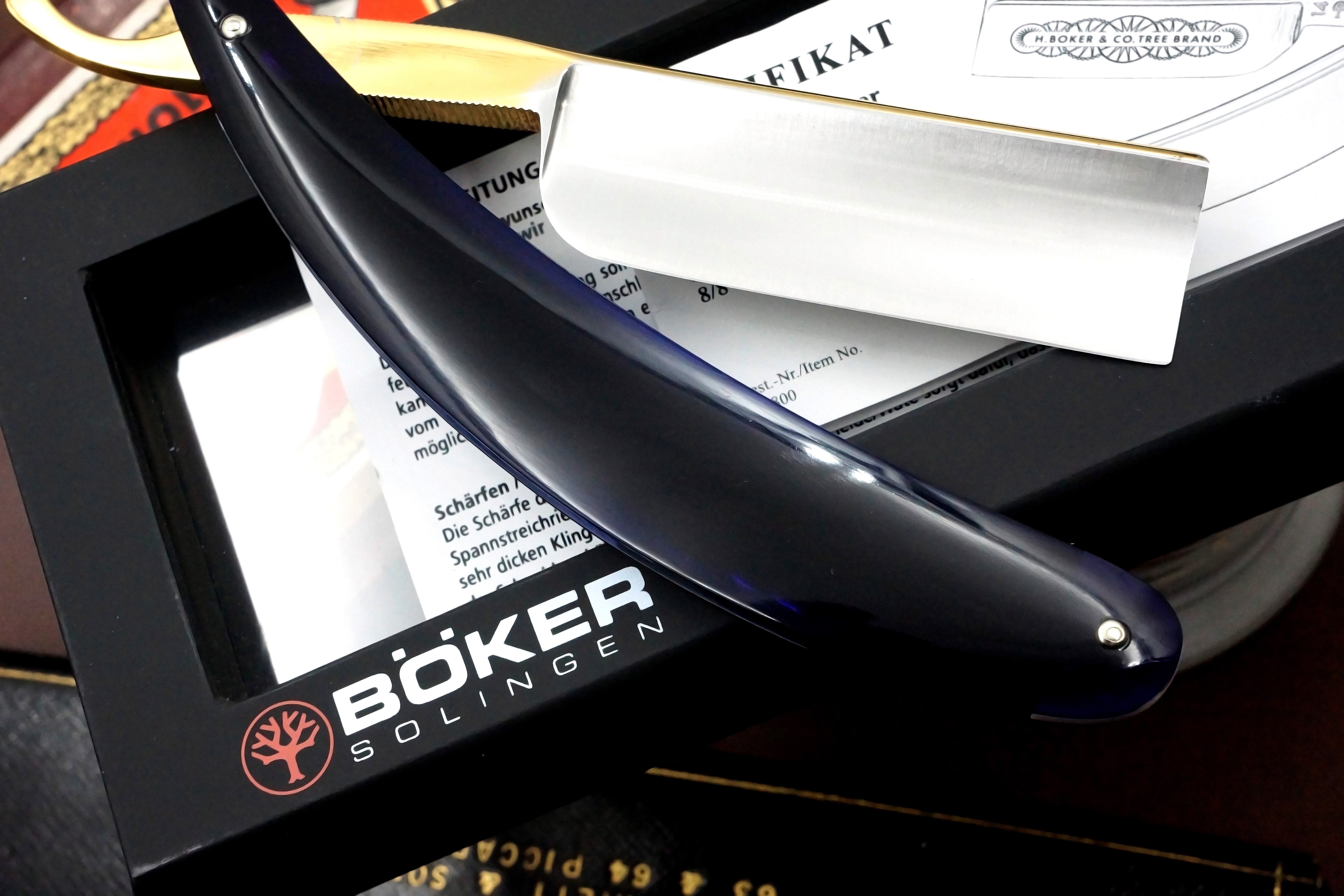 Boker 14er 8/8 Full Hollow Blade - Preowned Solingen Straight Razor - Shave Ready