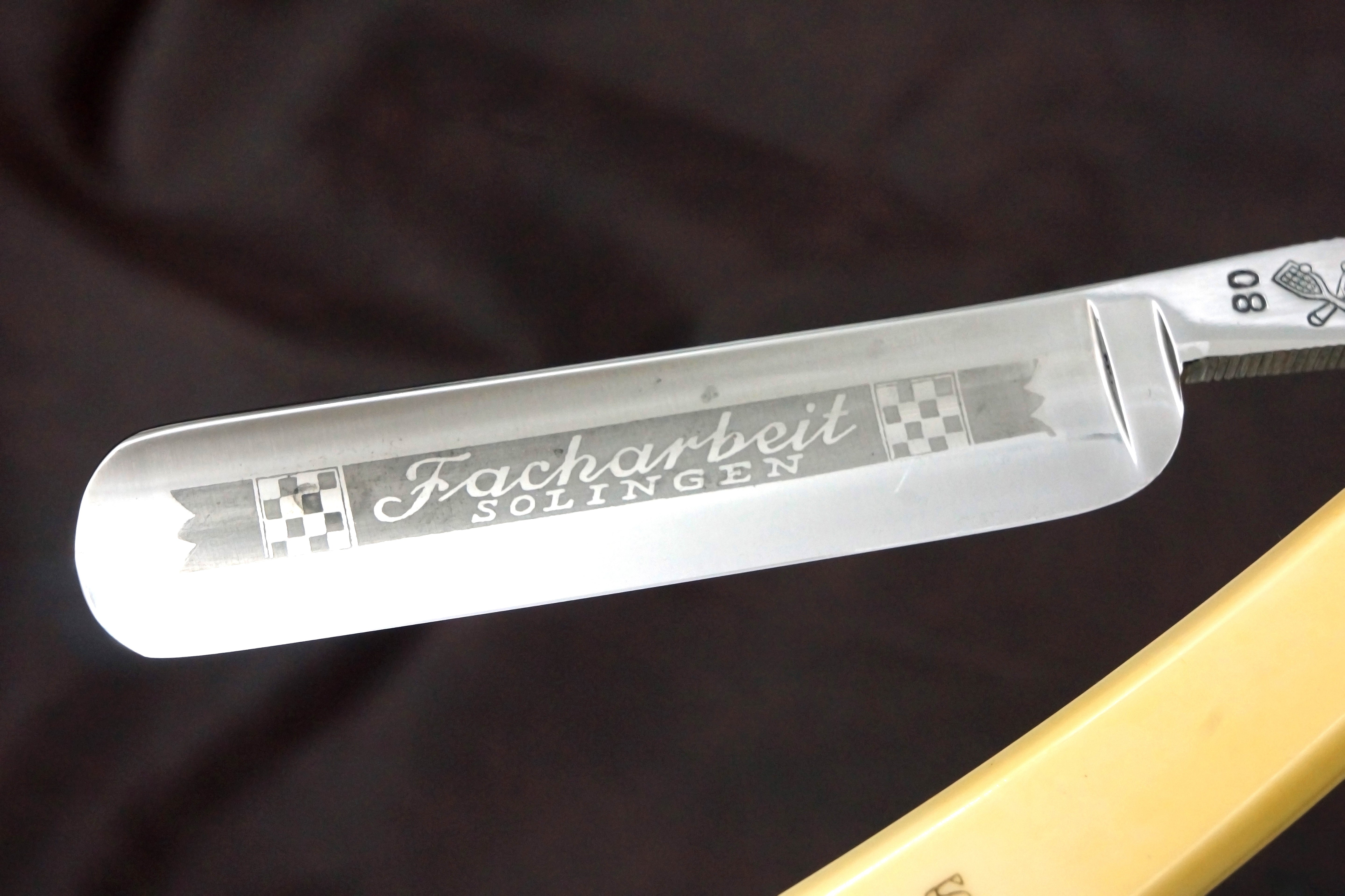 Tennis No. 80 - 11/16 Full Hollow Blade - Excellent Restored Vintage Solingen Straight Razor - Shave Ready