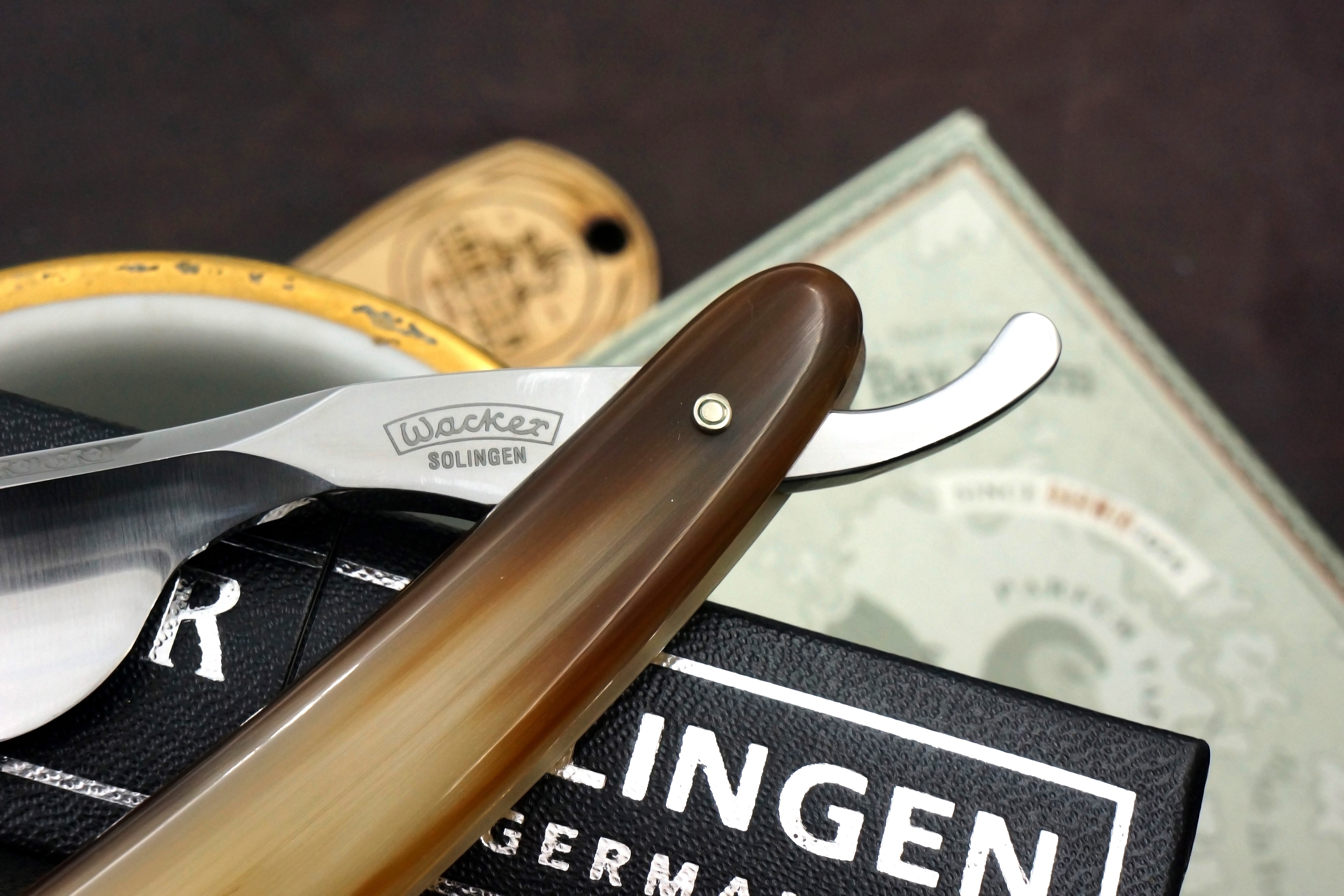 Wacker Chevalier 13/16 Full Hollow Blade - Excellent Vintage Preowned Solingen Straight Razor - Shave Ready