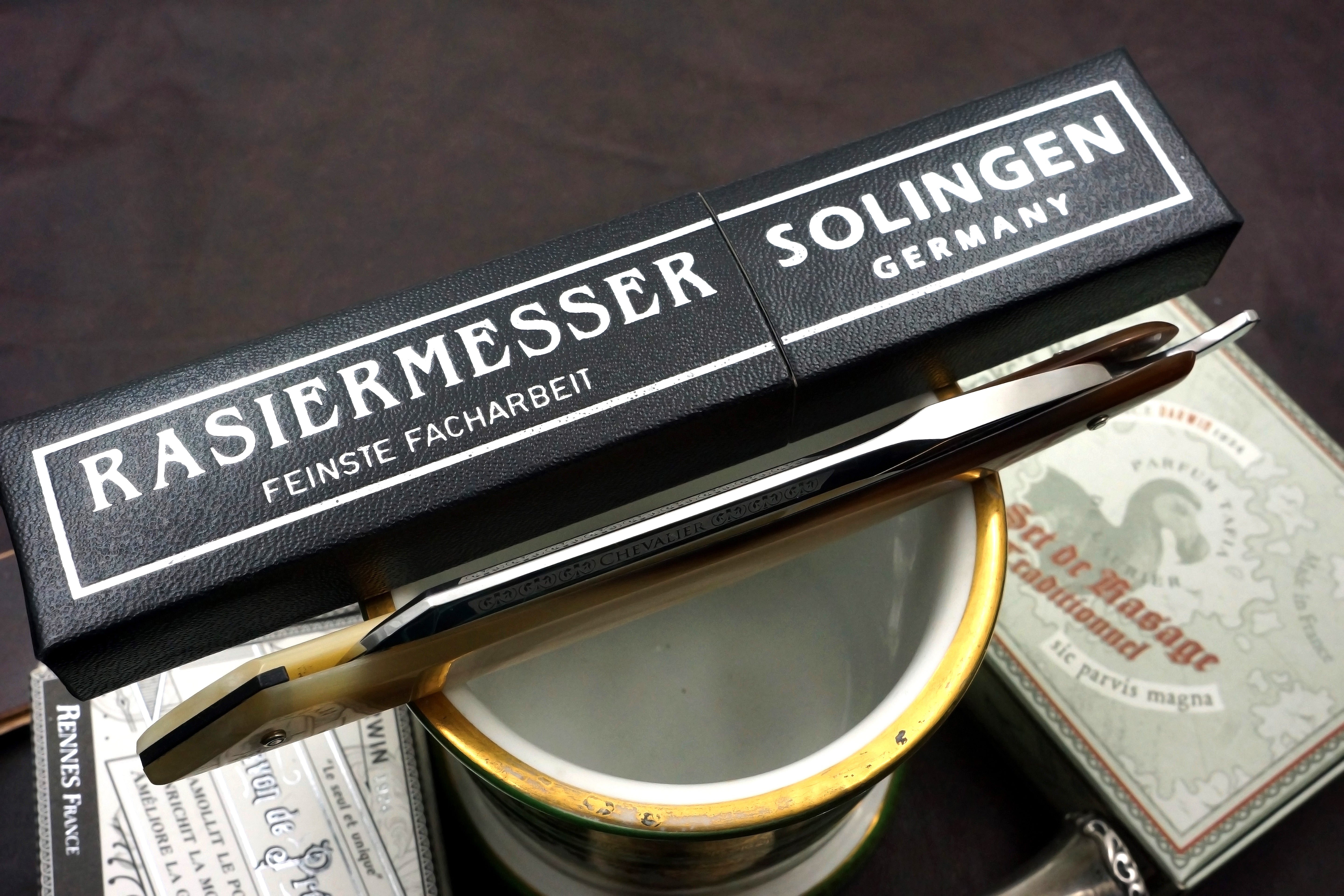 Wacker Chevalier 13/16 Full Hollow Blade - Excellent Vintage Preowned Solingen Straight Razor - Shave Ready