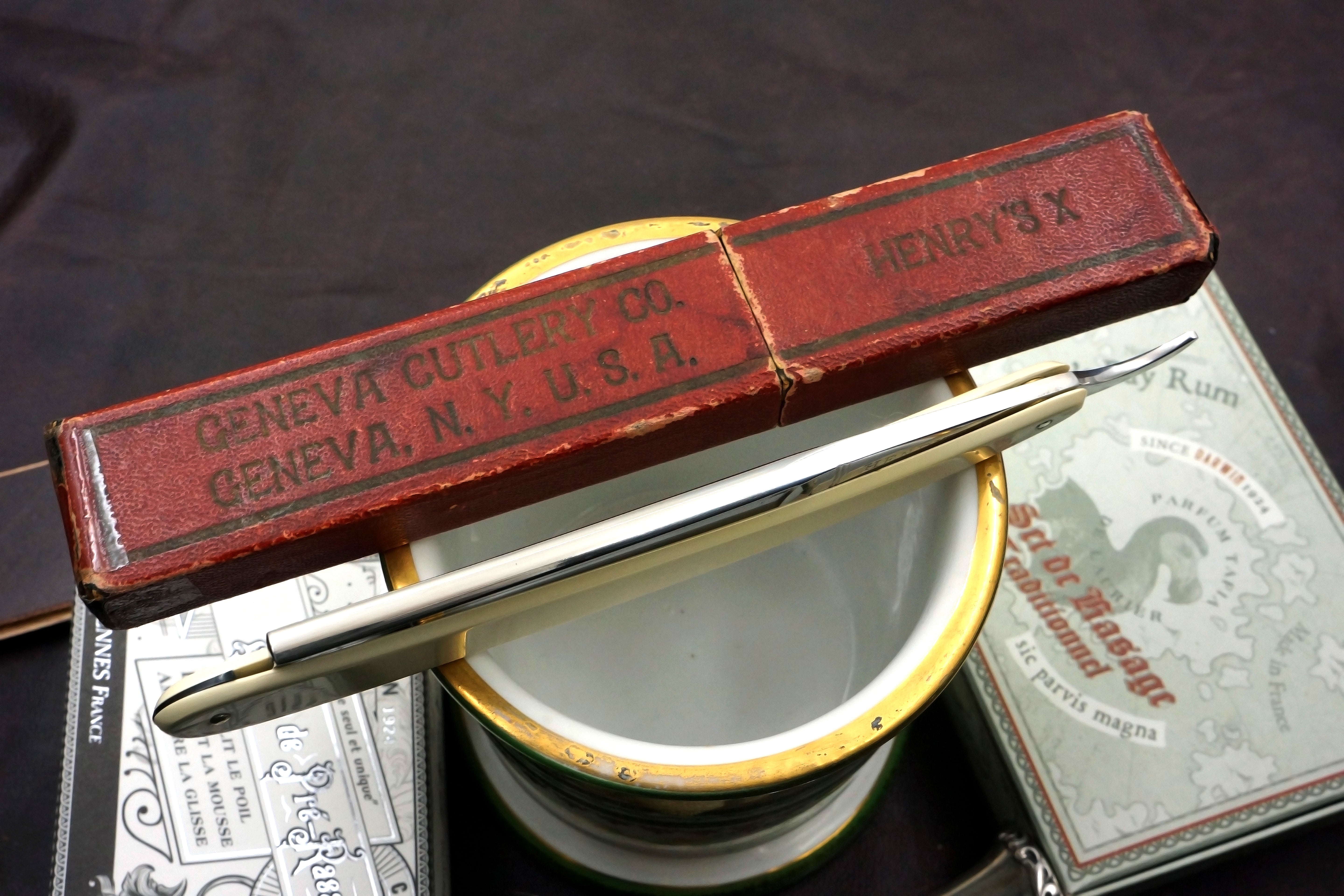 Genco Henry's X - Near Pristine 5/8 Blade - Vintage American Straight Razor - Shave Ready