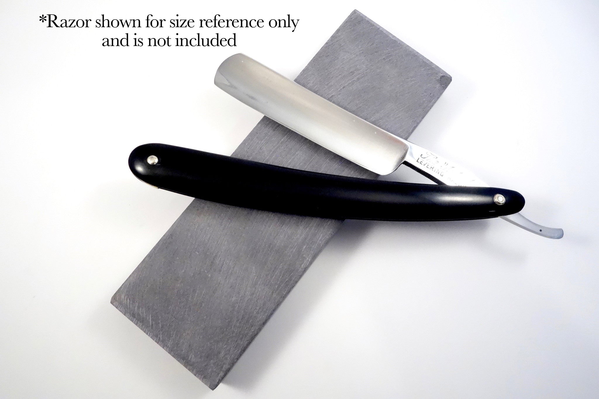 Belgian Blue Whetstone - 150 x 50mm (6x2") Natural Straight Razor Sharpening Hone Stone with Slurry Stone