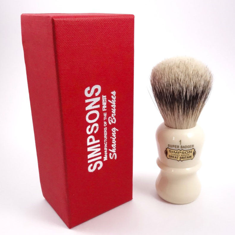 Simpsons Emperor E1 Super Badger Shaving Brush