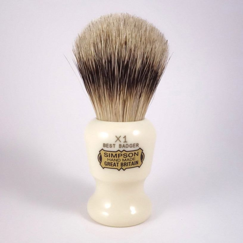 Simpsons Commodore X1 Best Badger Shaving Brush