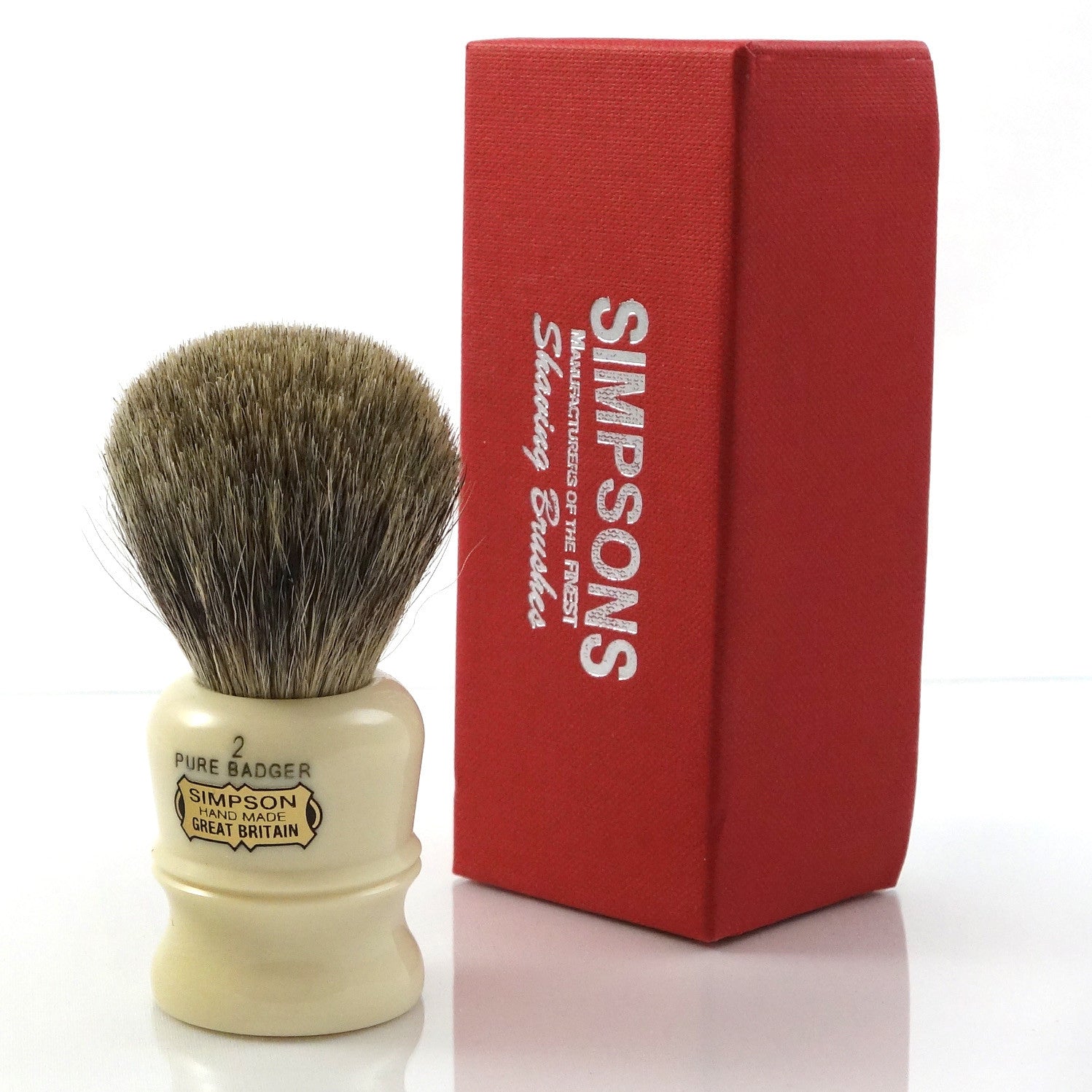 Simpsons Duke D2 Pure Badger Shaving Brush