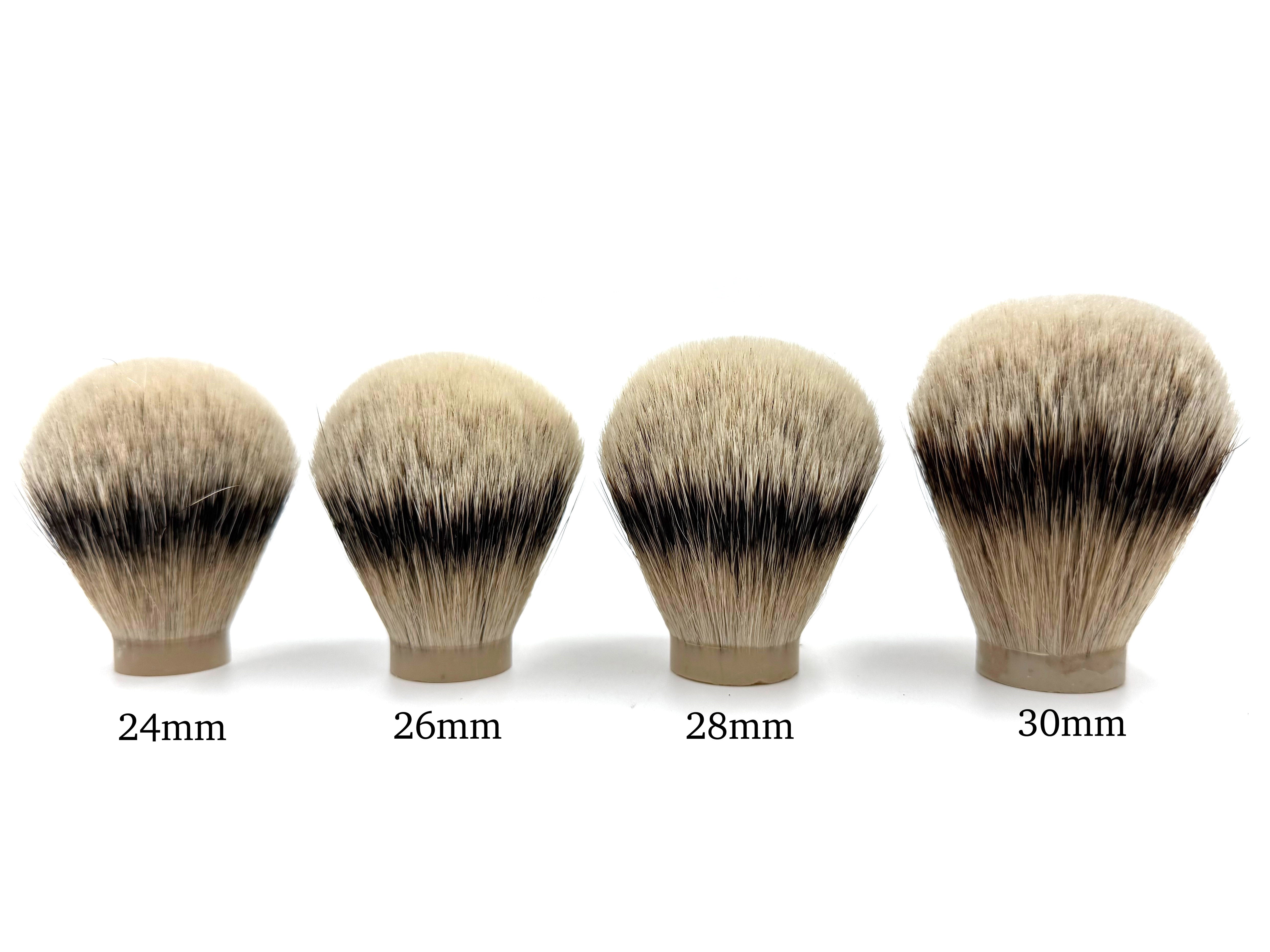 High Mountain Badger Shaving Brush Knots - Bulb Shape