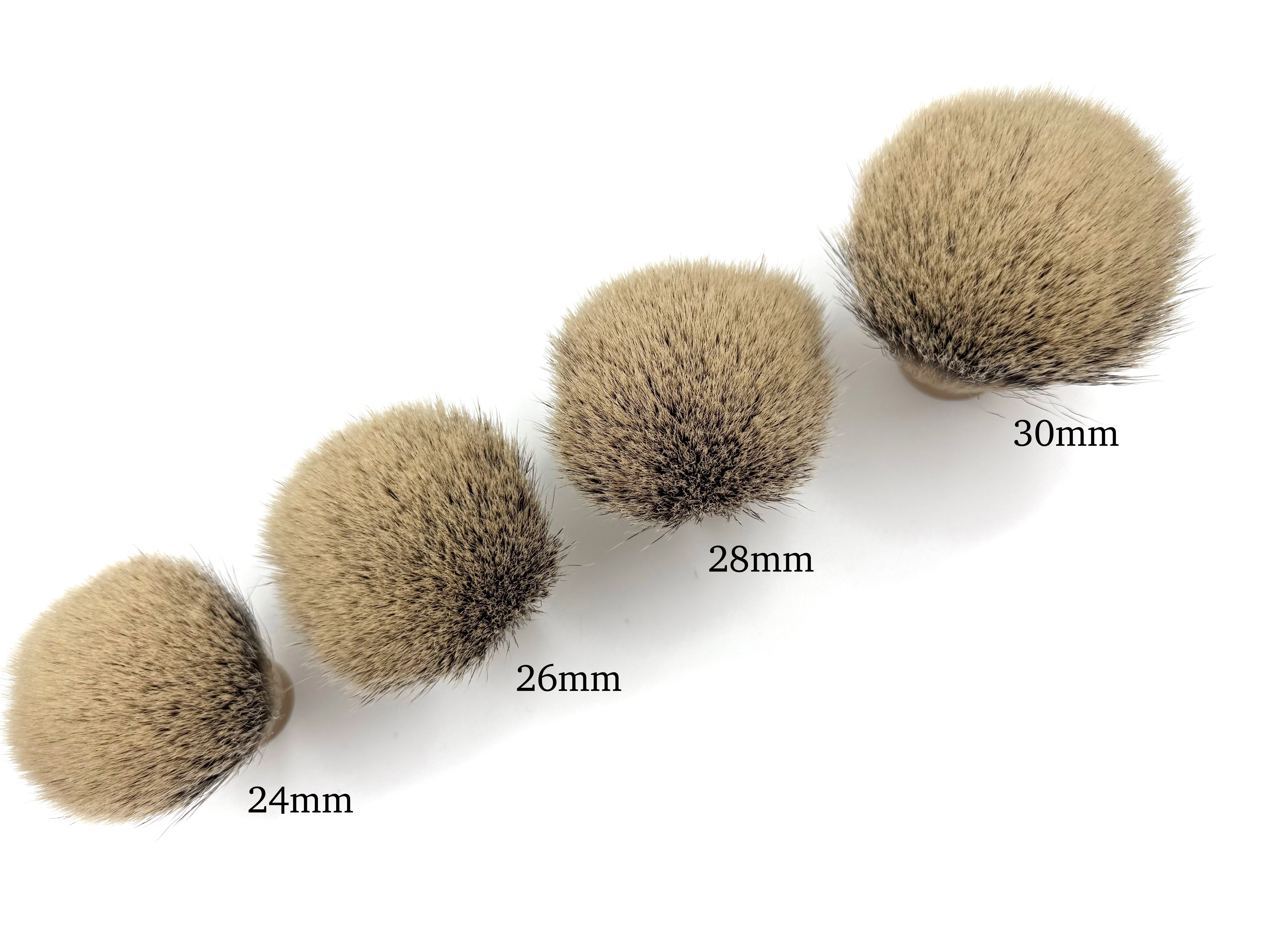 High Mountain Badger High Density Shaving Brush Knots - Fan Shape