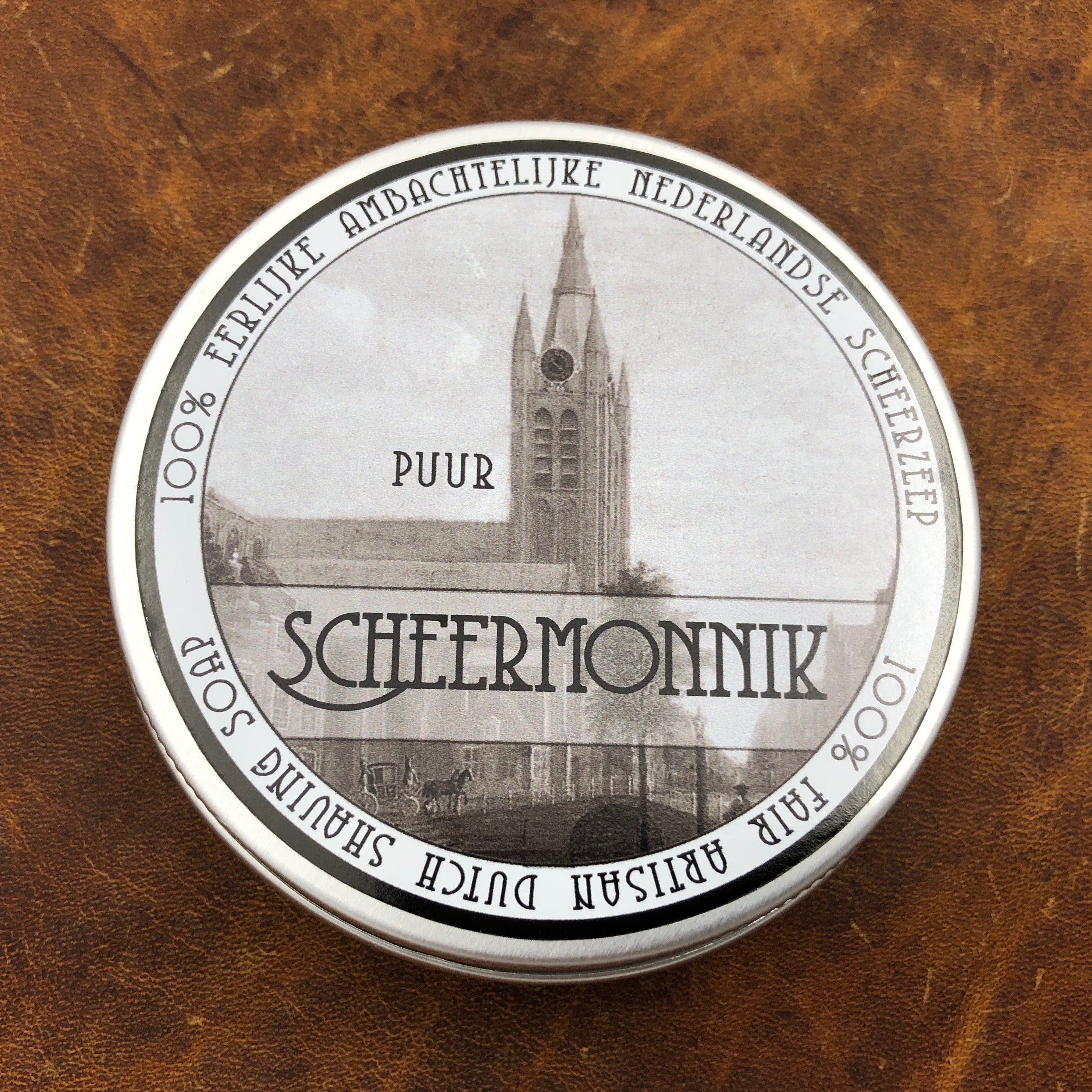 Scheermonnik Dutch Artisan Shaving Soap - Puur - 75g (2.6oz)