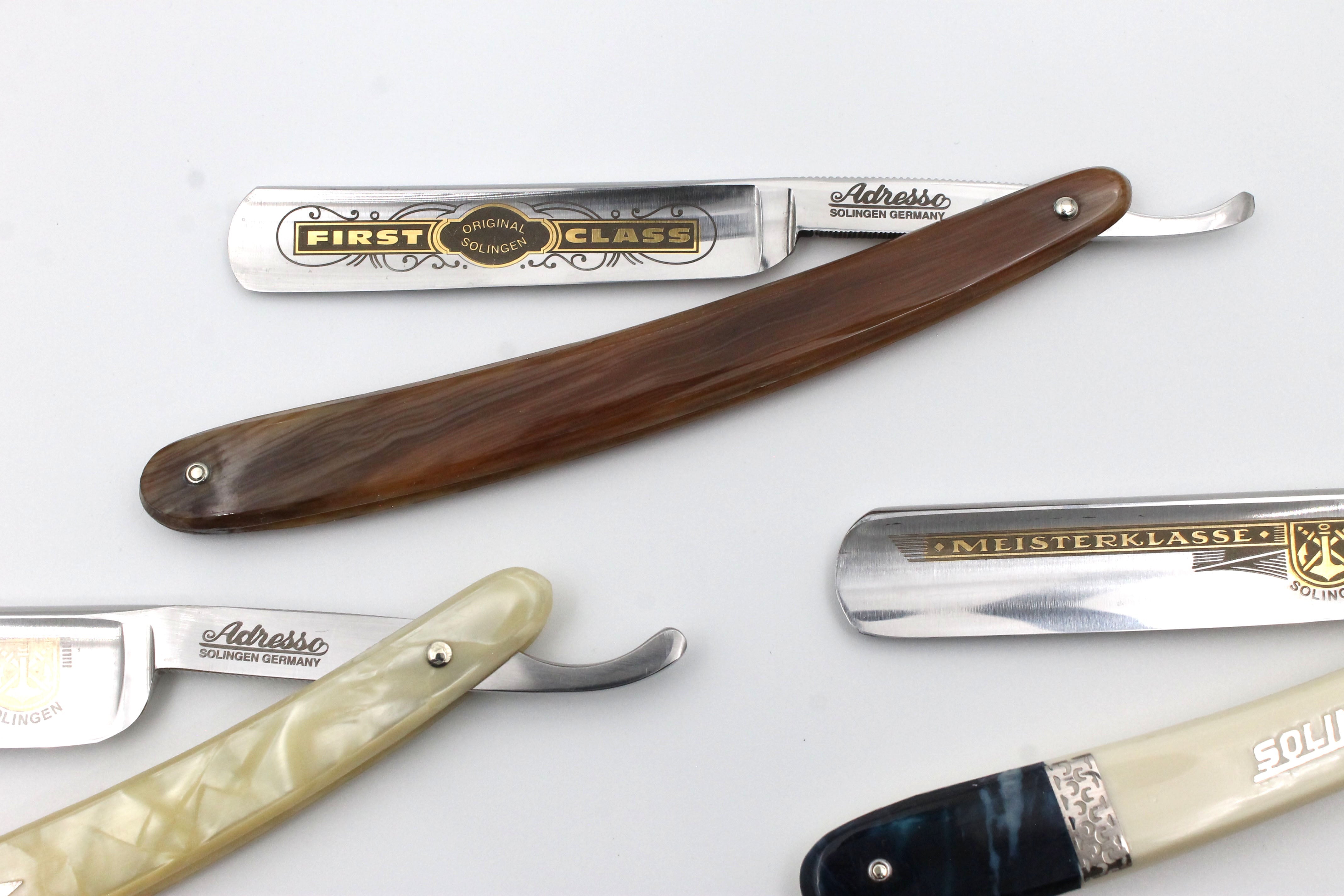 Addresso Razors by Werner Breidenbach - New 4/8-6/8 Straight Razors - CHOOSE YOUR RAZOR