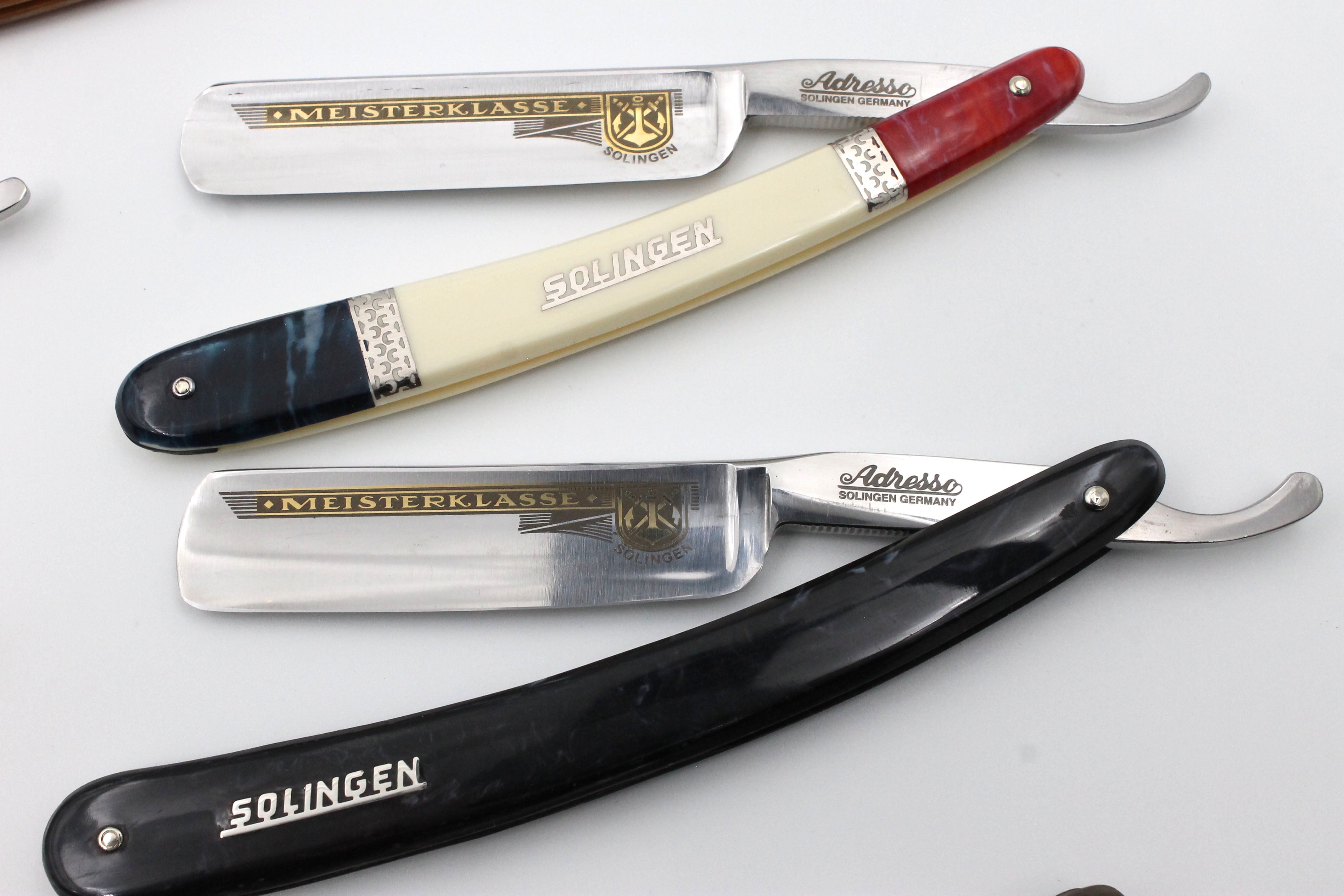 Addresso Razors by Werner Breidenbach - New 4/8-6/8 Straight Razors - CHOOSE YOUR RAZOR