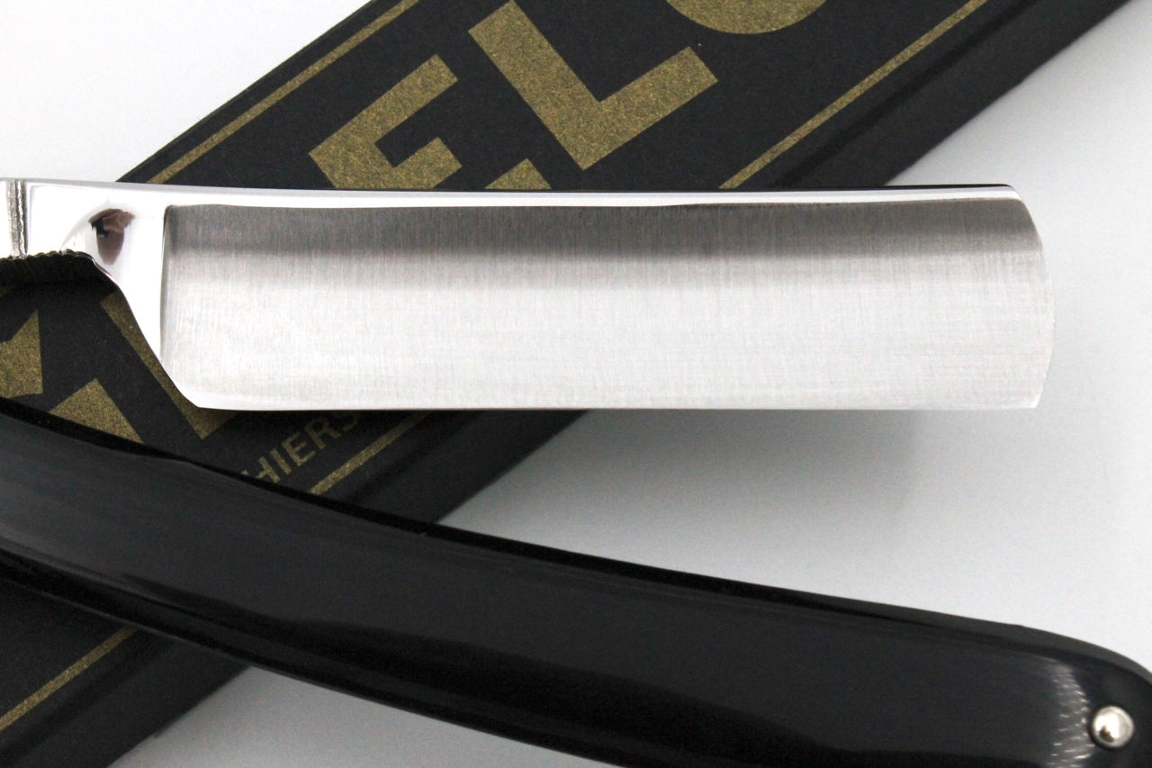 Le Grelot "Medaille d'or Paris 1931" by Thiers Issard 5/8 Black Scales - Full Hollow Ground Straight Razor