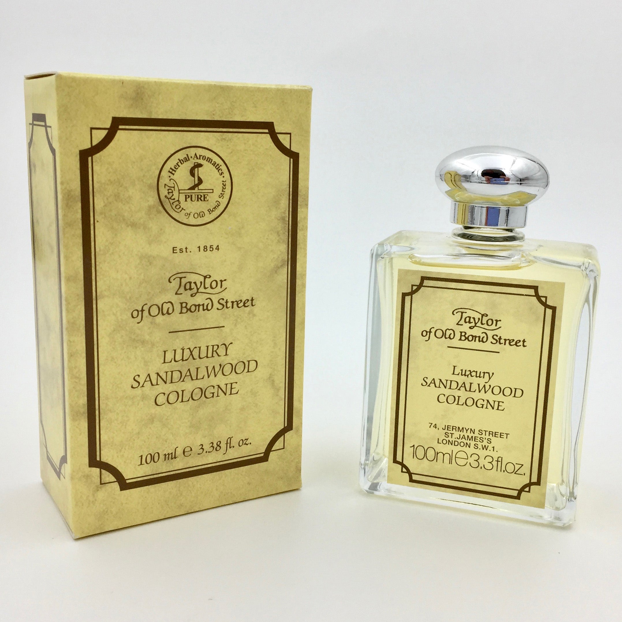 Taylor of Old Bond Street Luxury Sandalwood Cologne - 100ml (3.3 fl. oz)