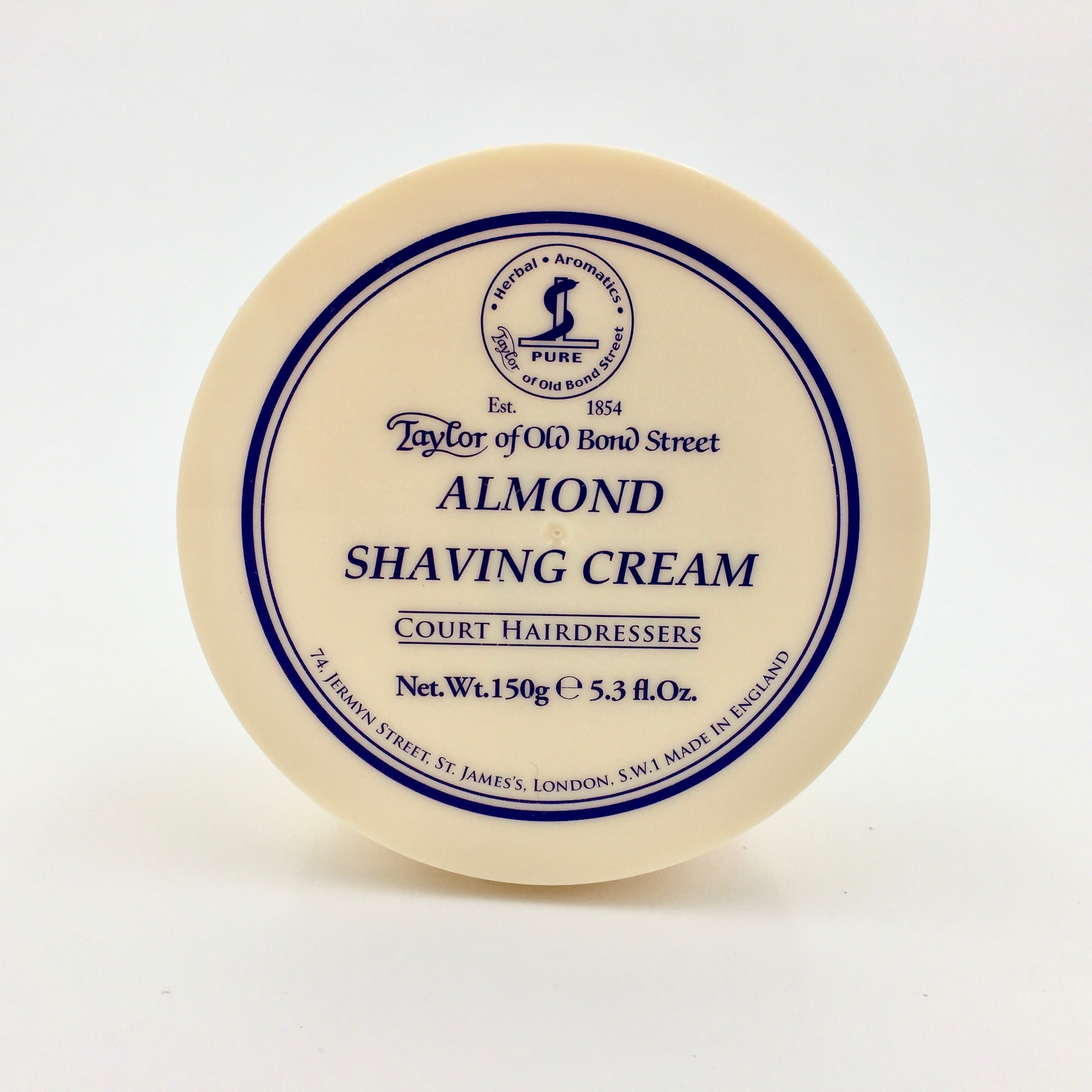 Taylor of Old Bond Street Almond Shaving Cream Bowl 150g (5.3 oz)