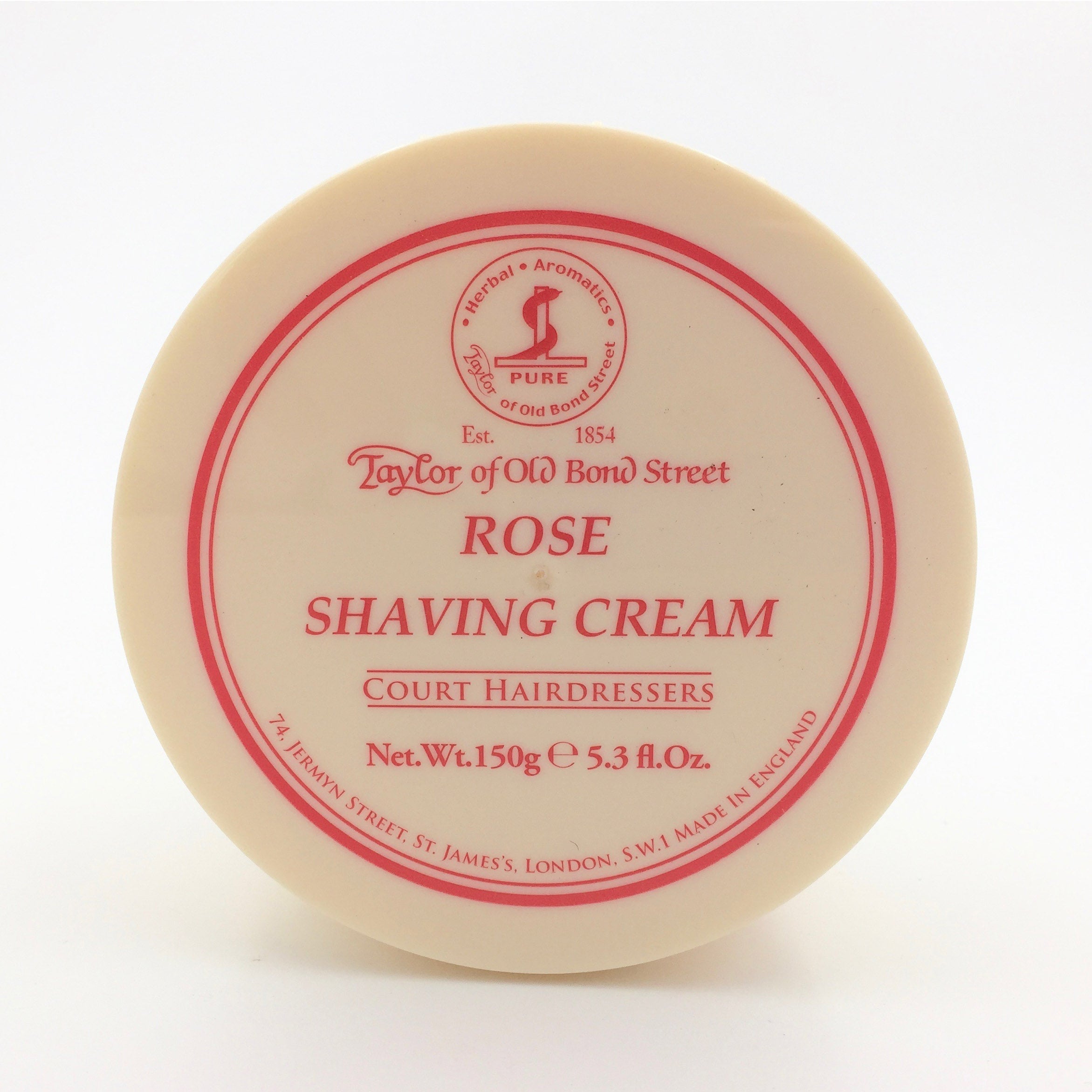 Taylor of Old Bond Street Rose Shaving Cream 150g (5.3 oz)