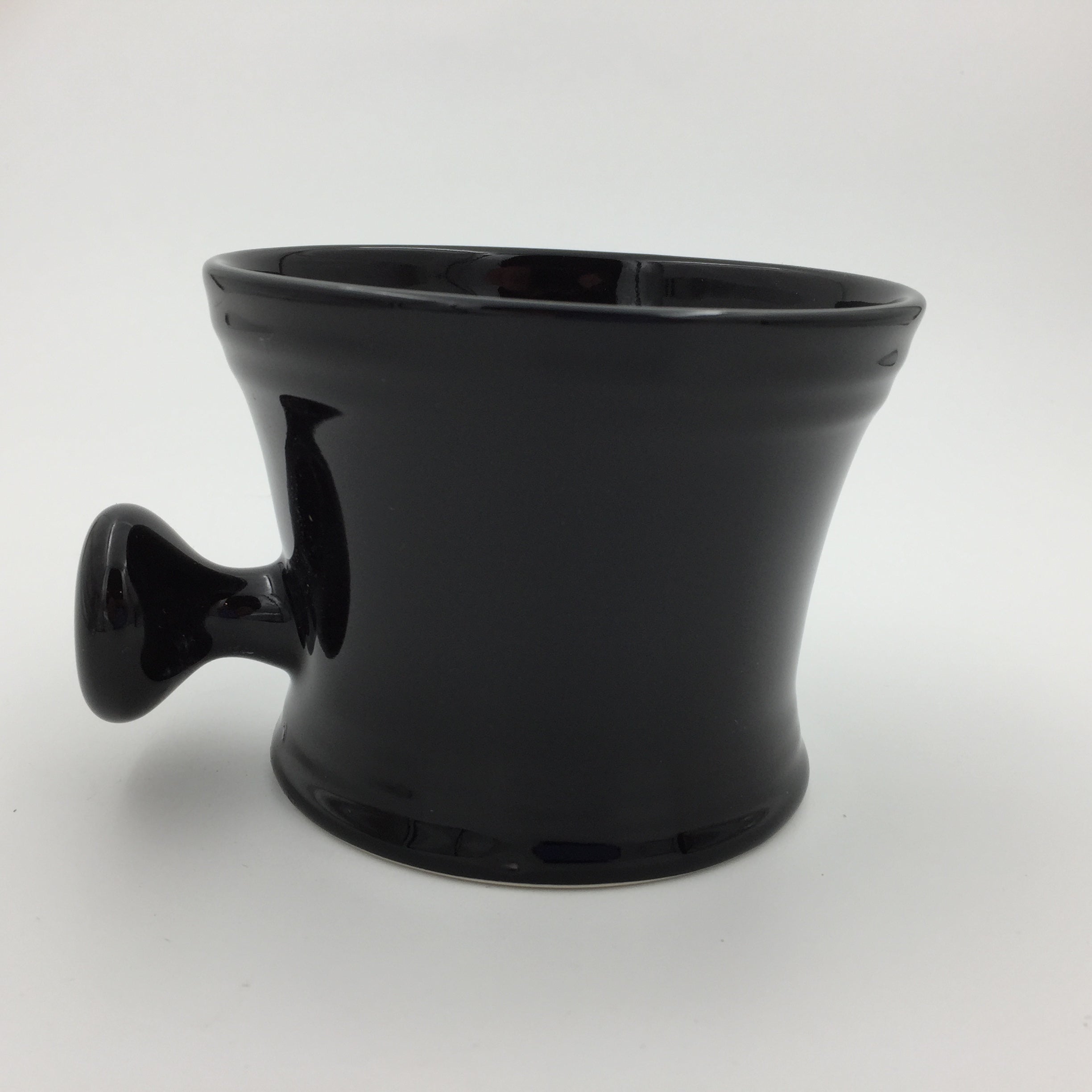 Classic Ceramic Shaving Mug - Black