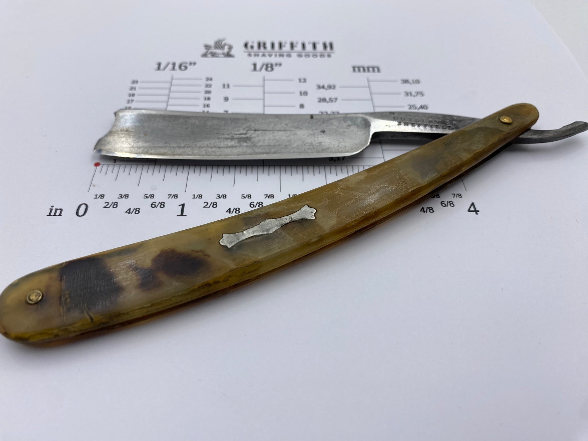 Vintage Manhattan Cutlery Co. Sheffield Straight Razor for Restoration