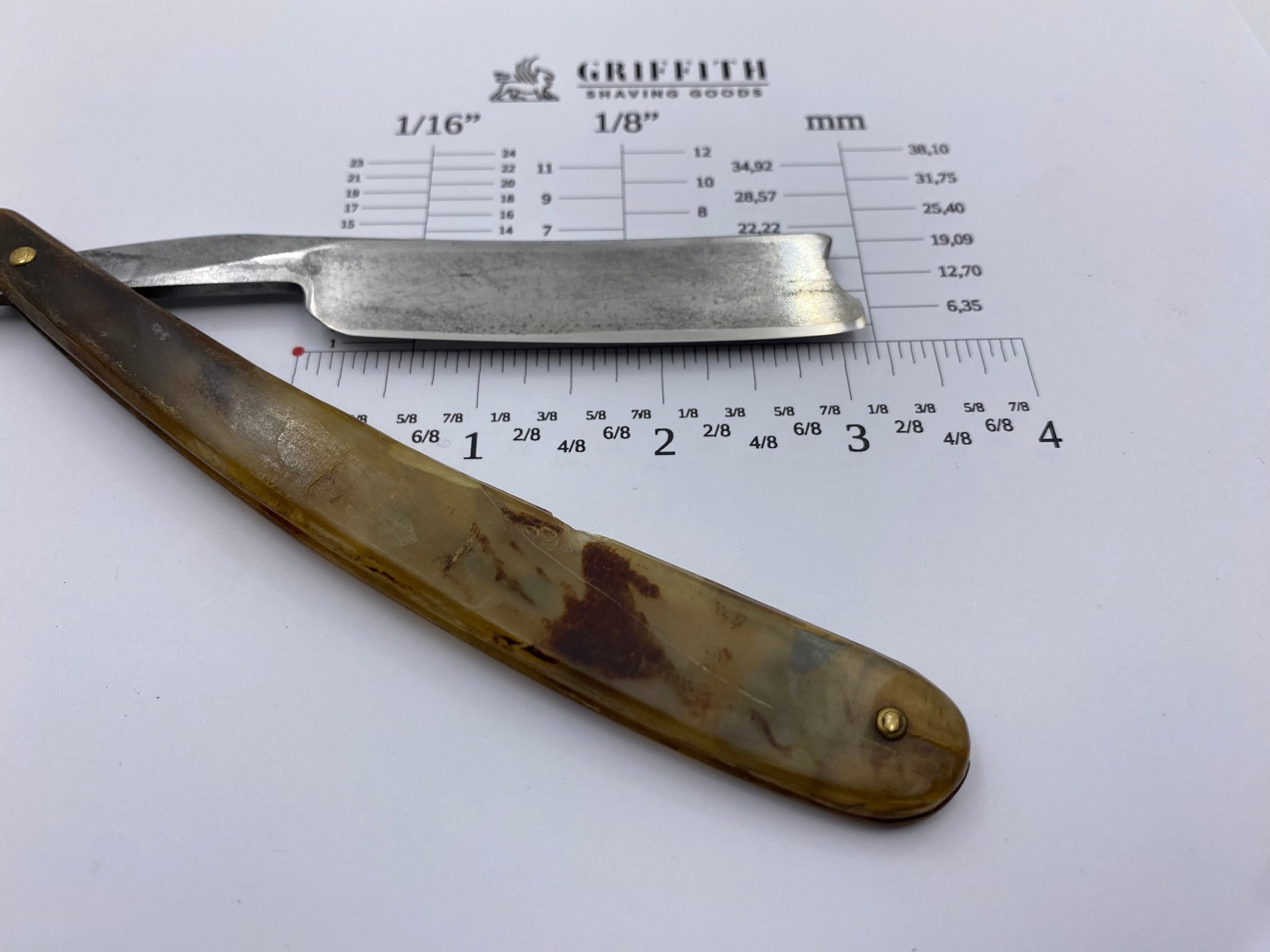 Vintage Manhattan Cutlery Co. Sheffield Straight Razor for Restoration