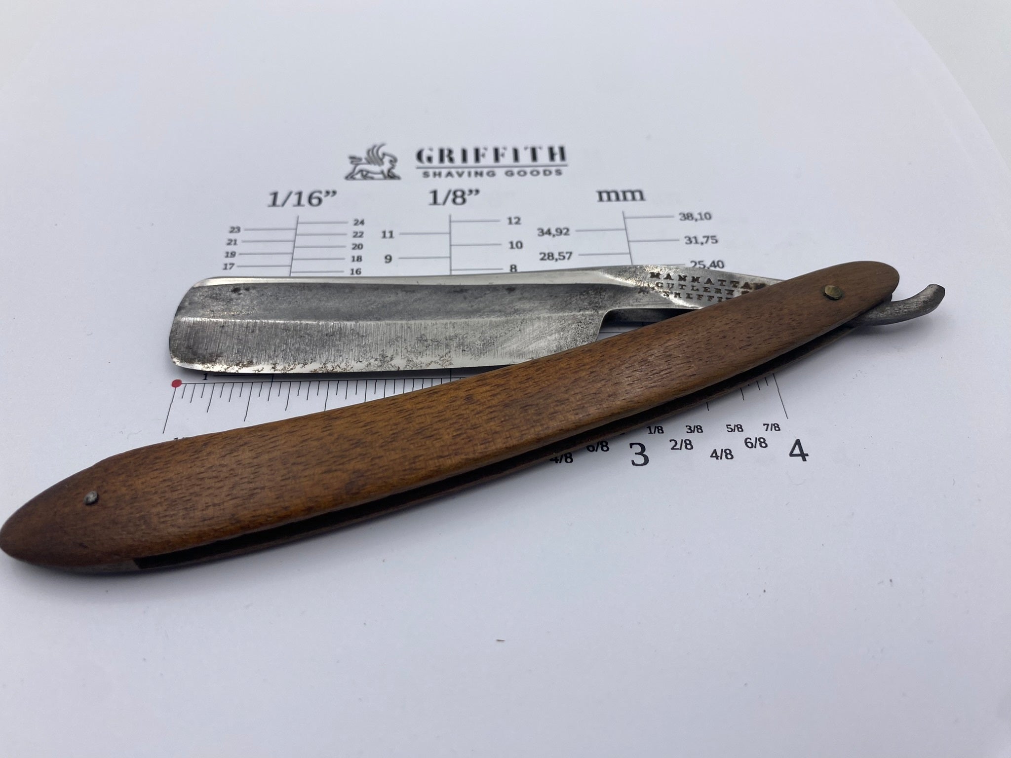 Vintage Manhattan Cutlery Co. Sheffield Straight Razor for Restoration