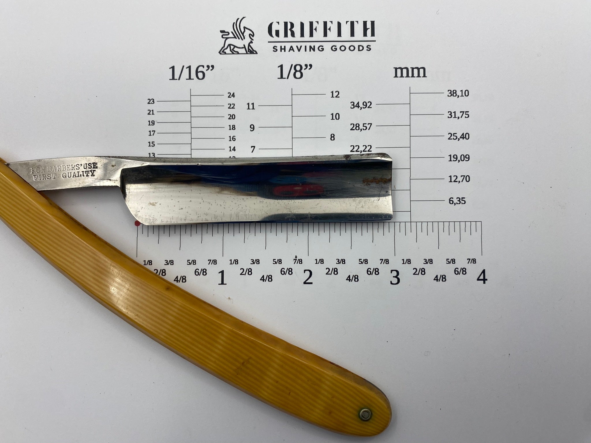 Vintage Zenriren Japanese Straight Razor for Restoration