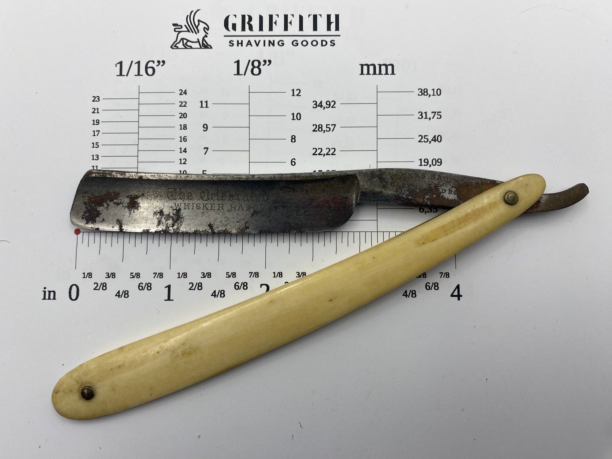 Vintage Peters Brothers Sheffield Straight Razor for Restoration