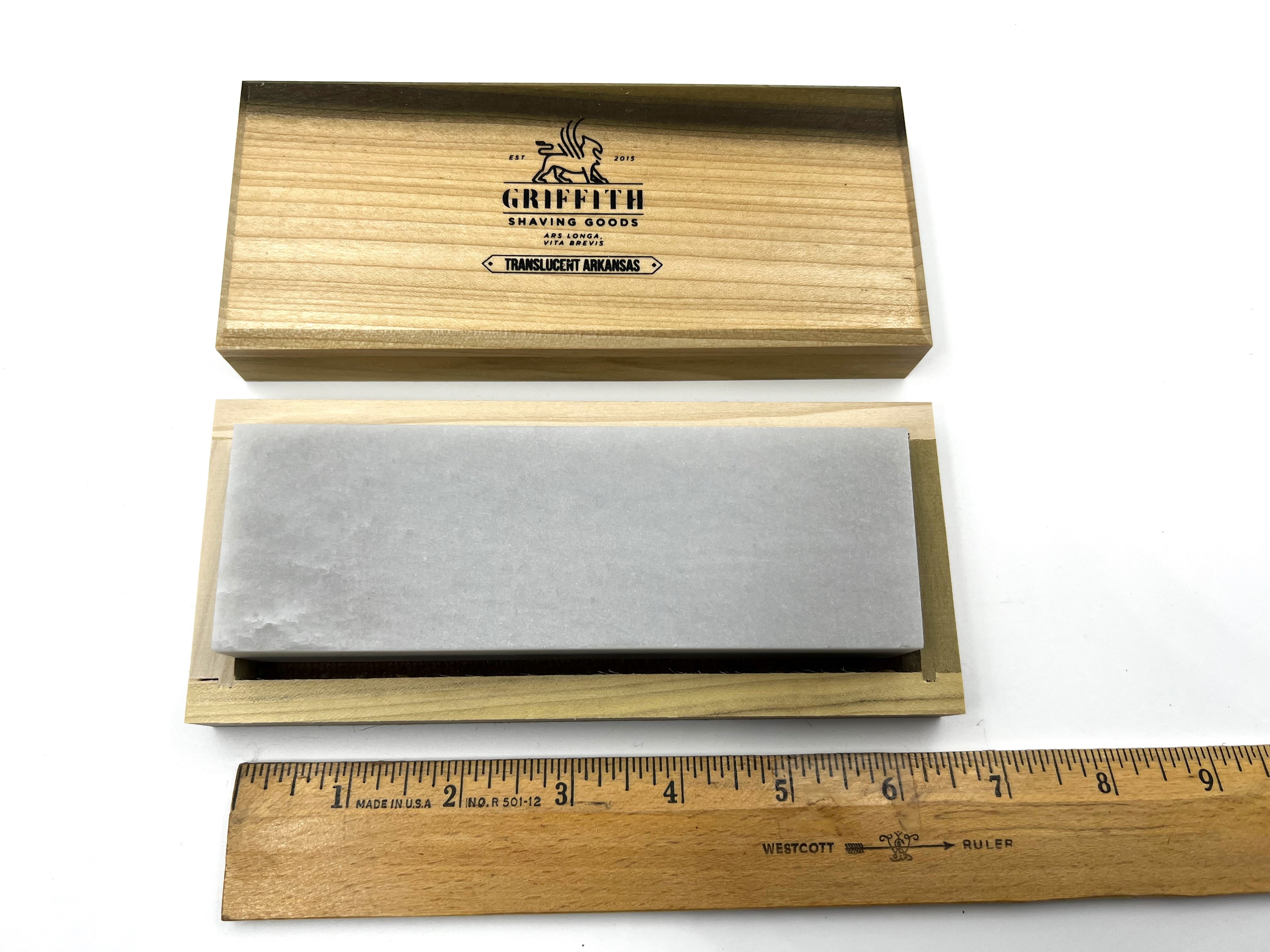 Arkansas Translucent Ultra-Fine - 6x2x0.75" American Finishing Razor Hone Sharpening Oilstone