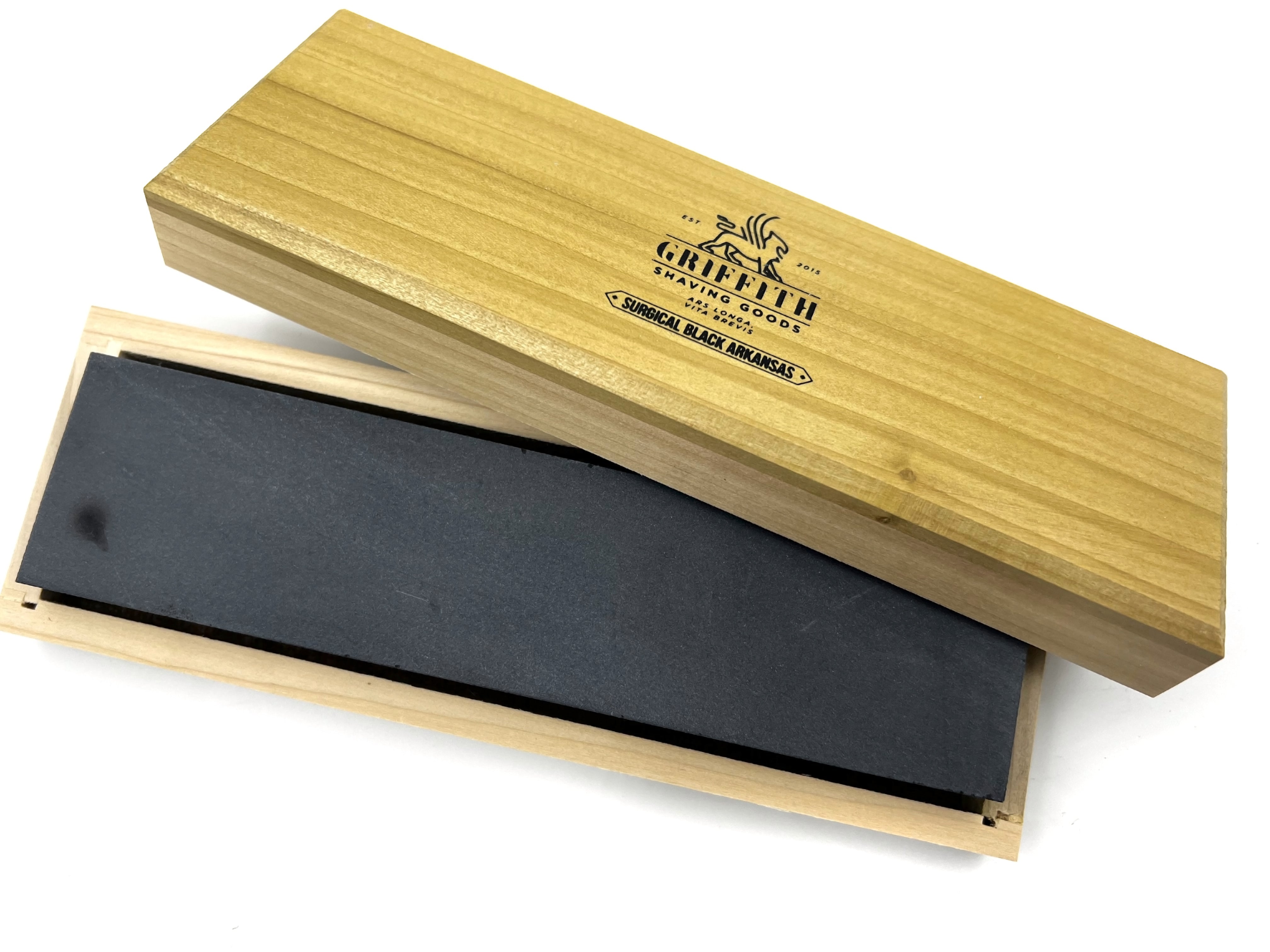 Arkansas Black Surgical Ultra-Fine - 8x2x0.75" American Finishing Razor Hone Sharpening Oilstone