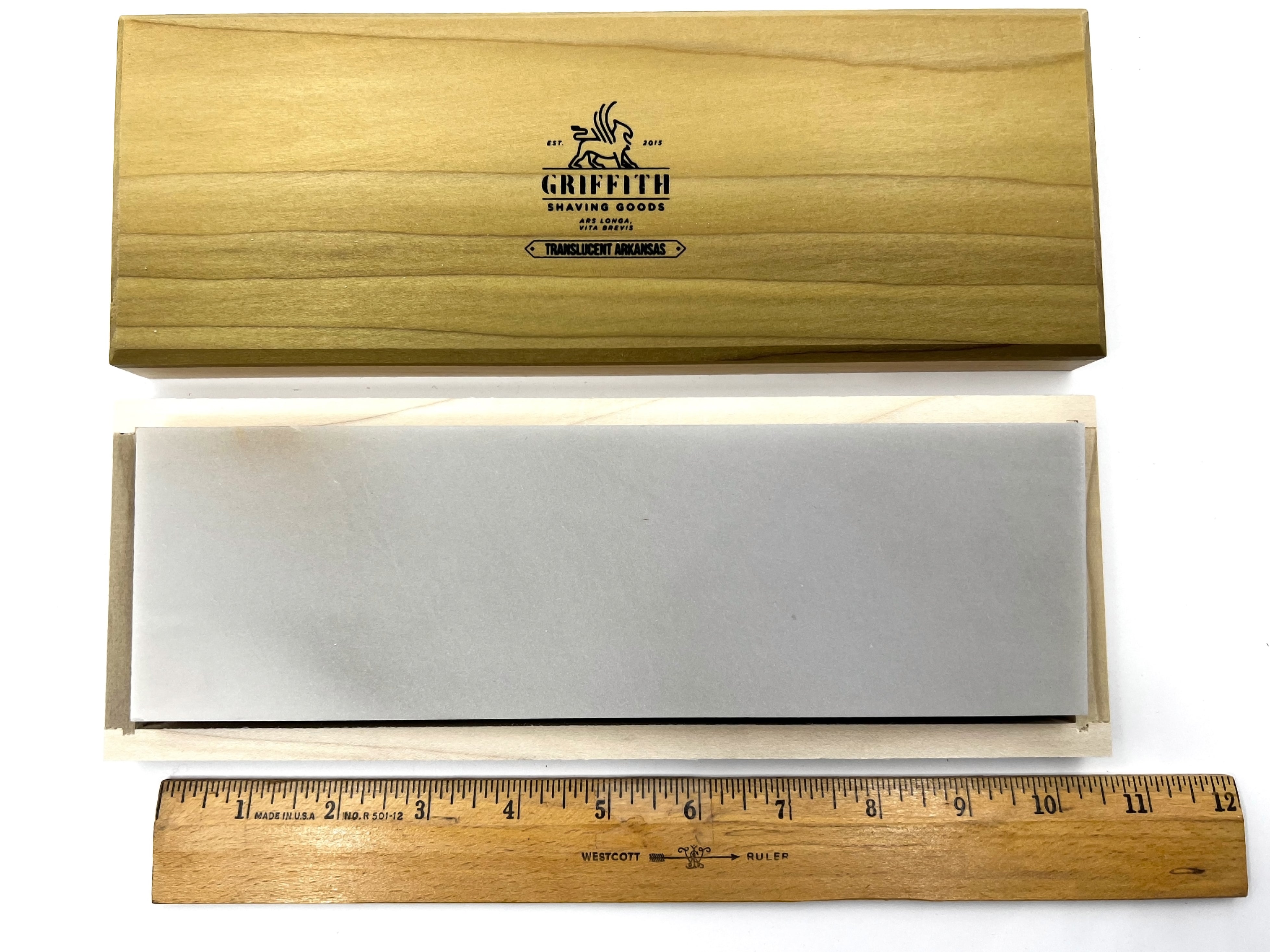 Arkansas Translucent Ultra-Fine - 10x3x0.75" American Finishing Razor Hone Sharpening Oilstone