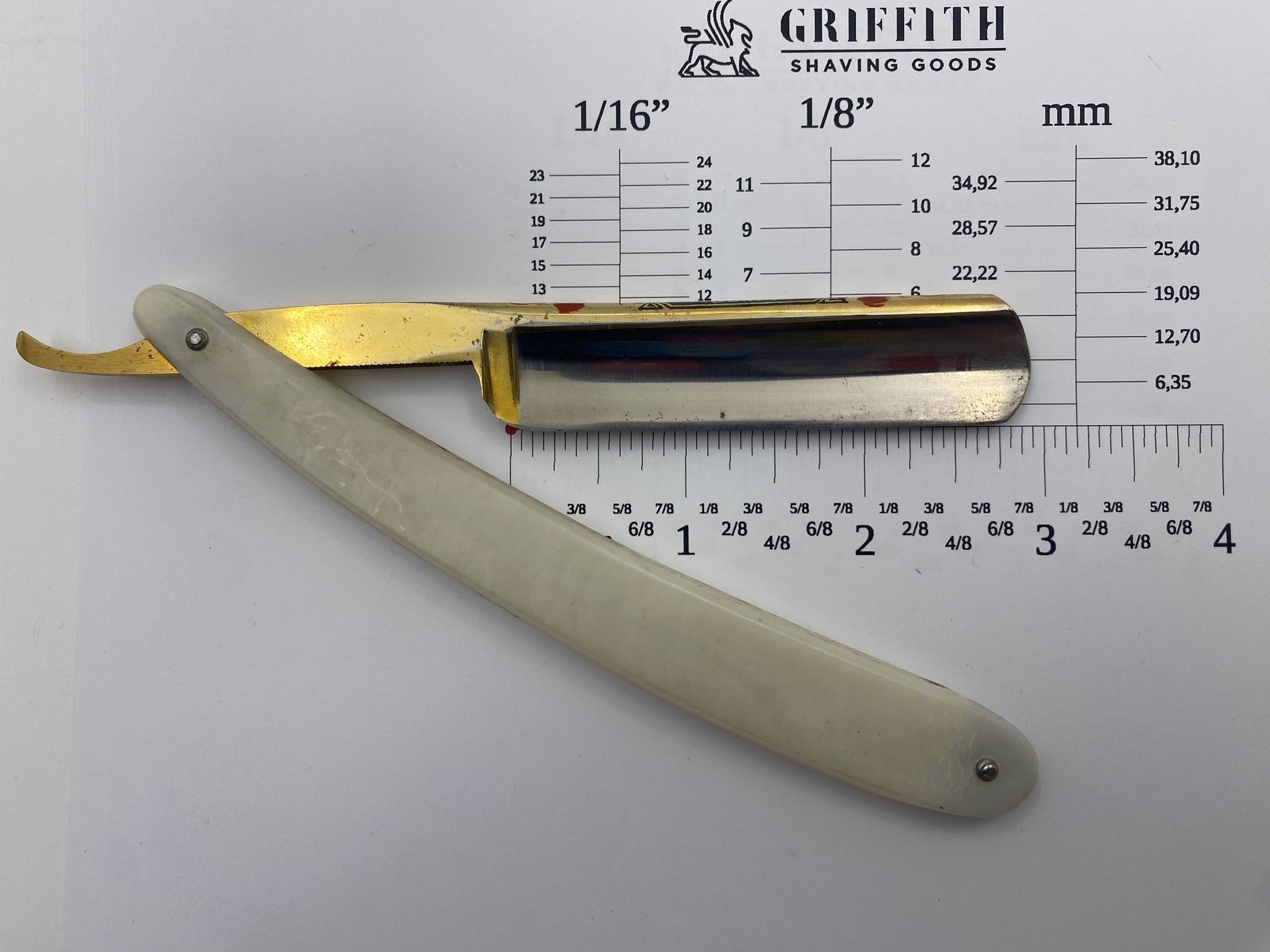 Vintage Solingen Prima German Straight Razor for Restoration