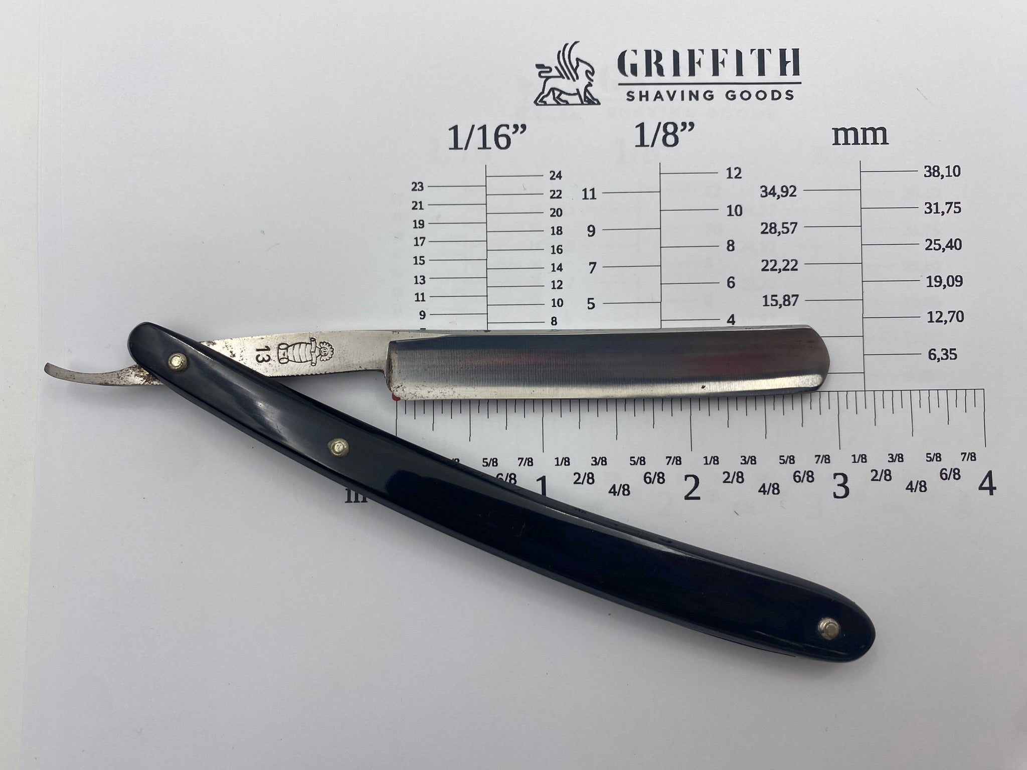 Vintage Rudolf Schmidt Bambola Solingen German Straight Razor for Restoration