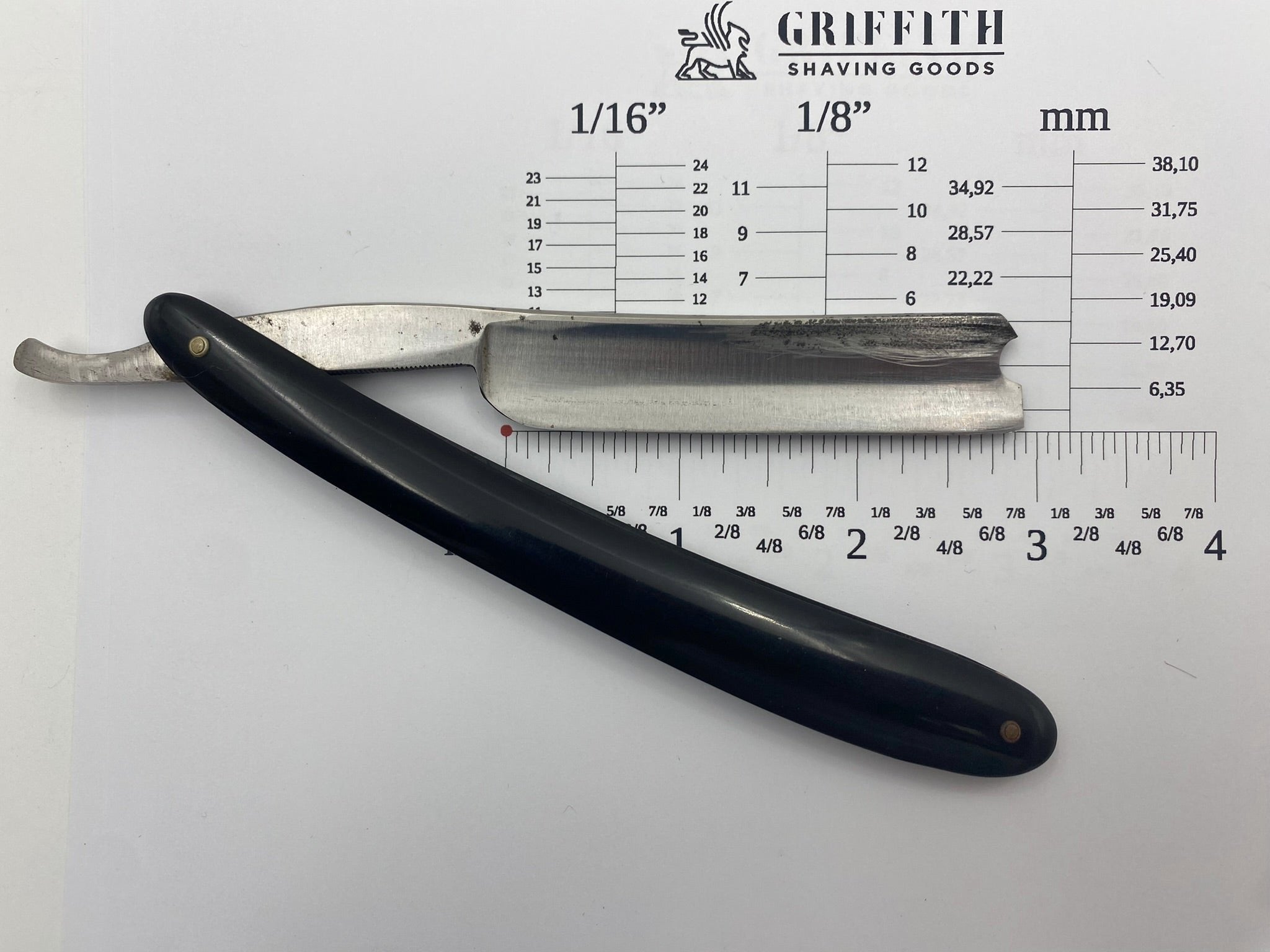 Vintage W.H. Morley & Sons German Straight Razor for Restoration