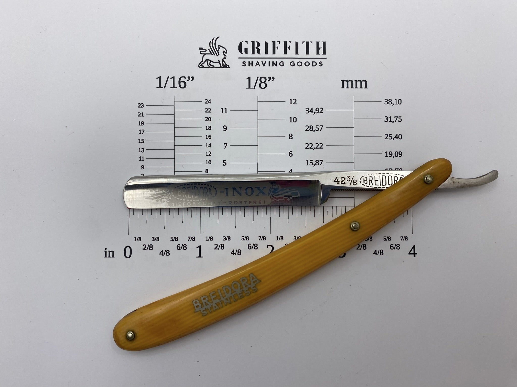 Vintage Breidohr German Straight Razor for Restoration