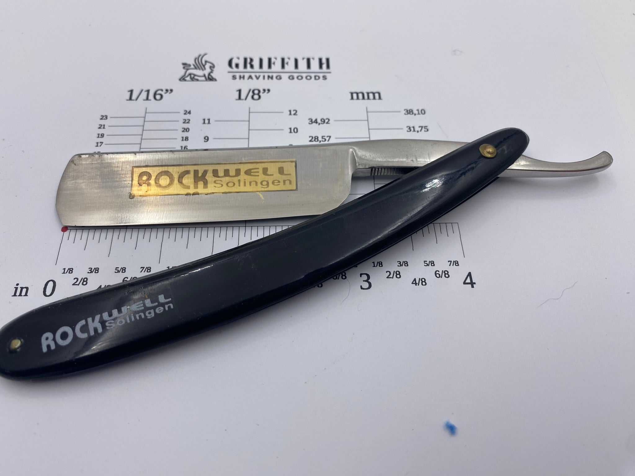 Vintage Rockwell German Straight Razor for Restoration