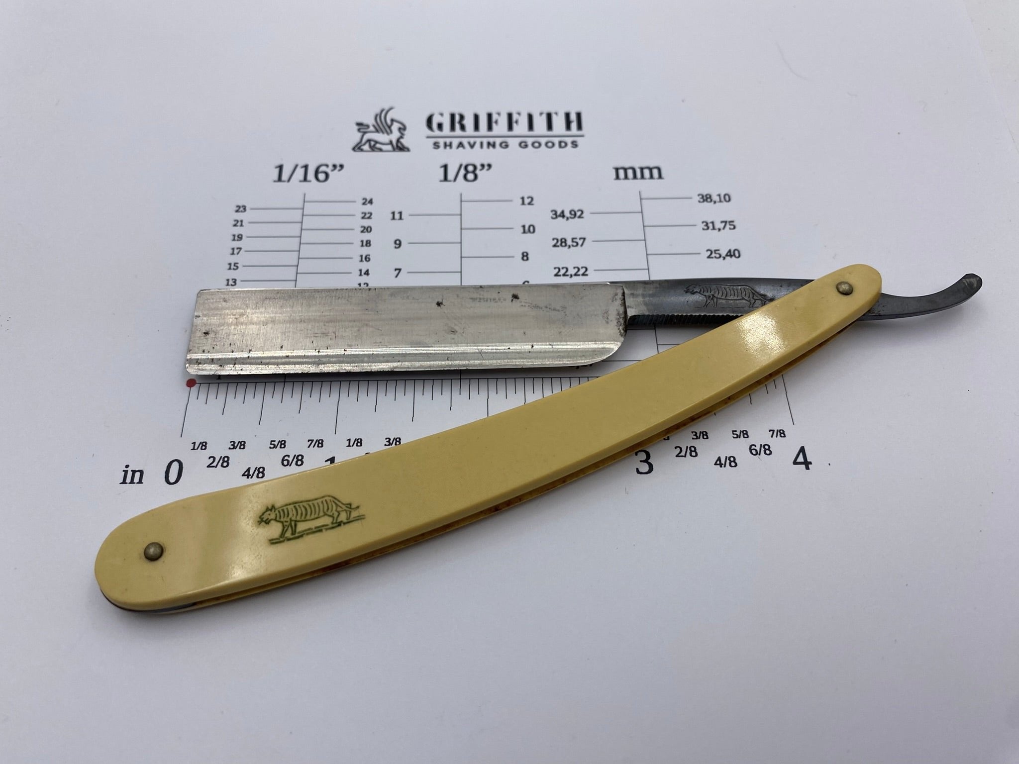 Vintage Geneva Cutlery American Straight Razor for Restoration