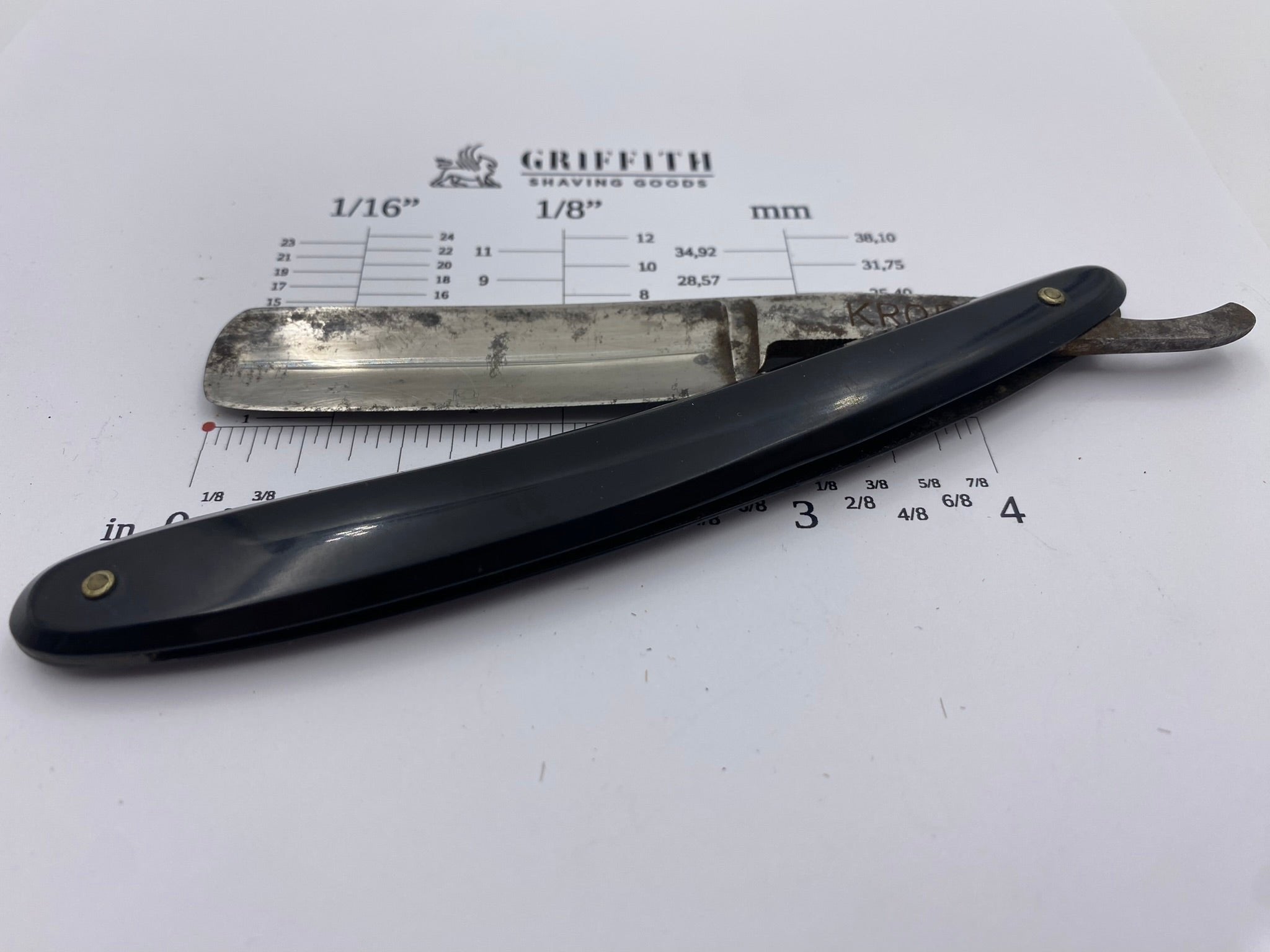 Vintage Bengall English Straight Razor for Restoration