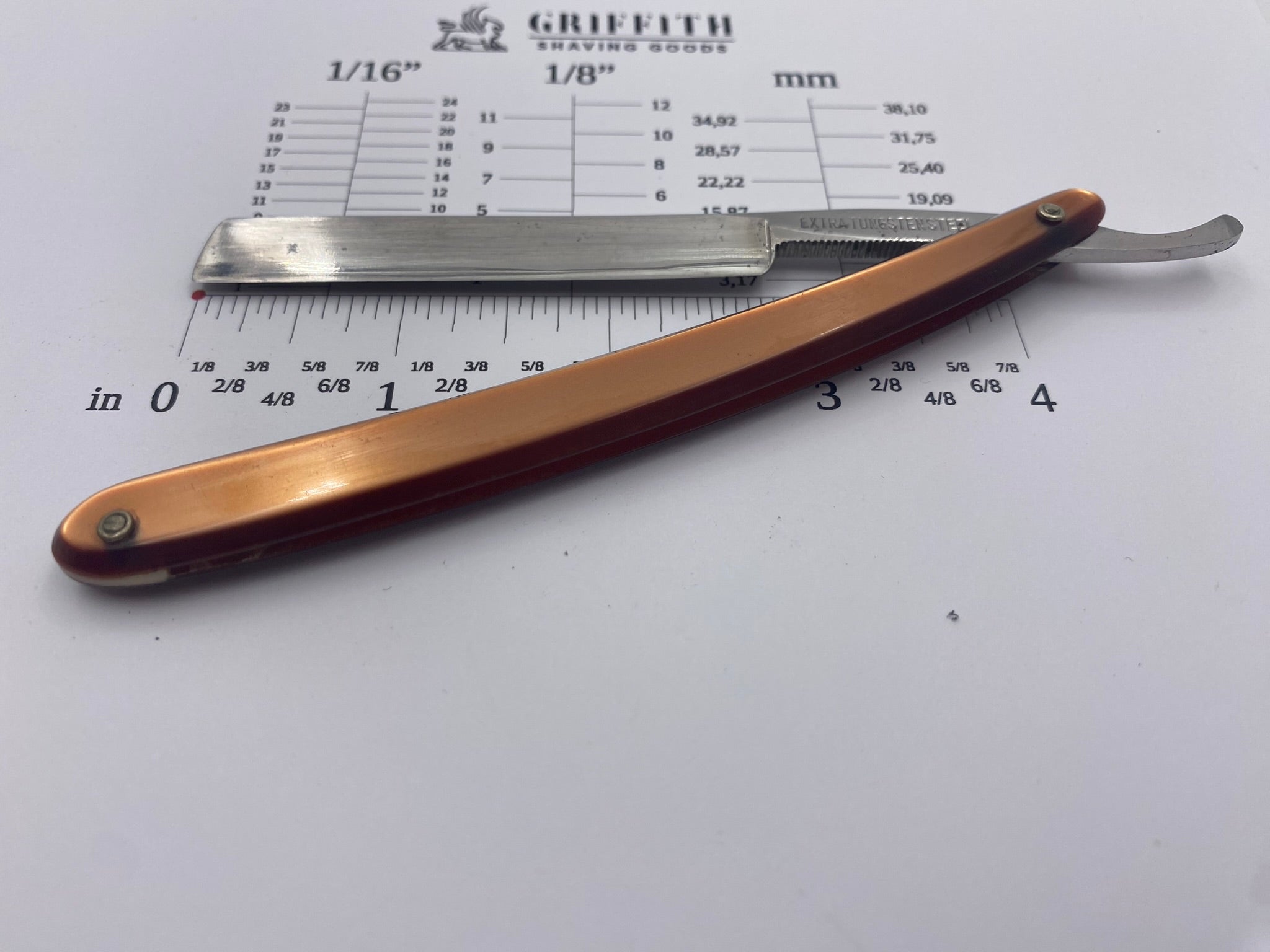 Vintage MG Japanese Straight Razor for Restoration