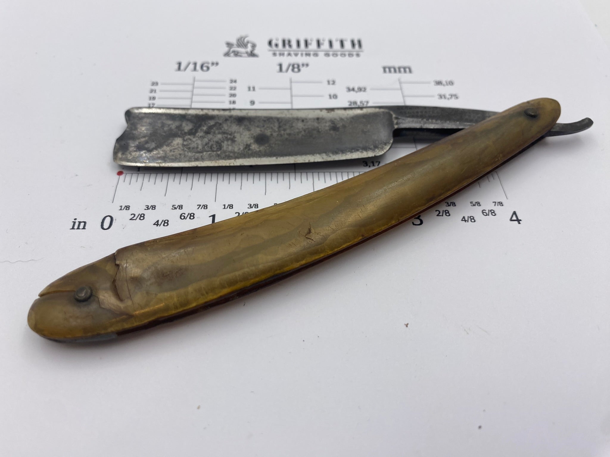 Vintage Wostenholm & Sons Straight Razor for Restoration