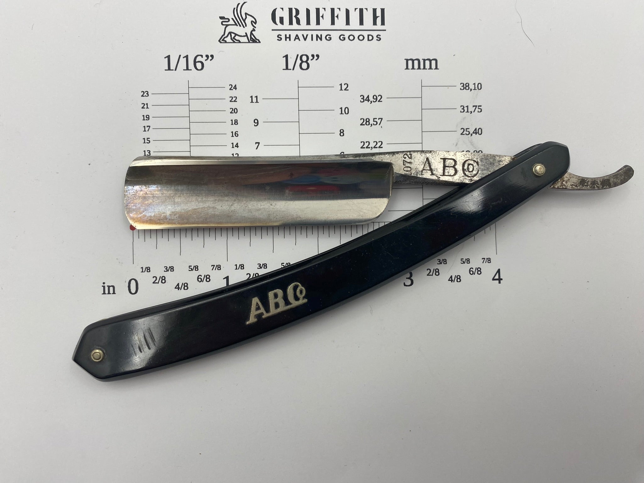 Vintage ABCo Japanese Straight Razor for Restoration