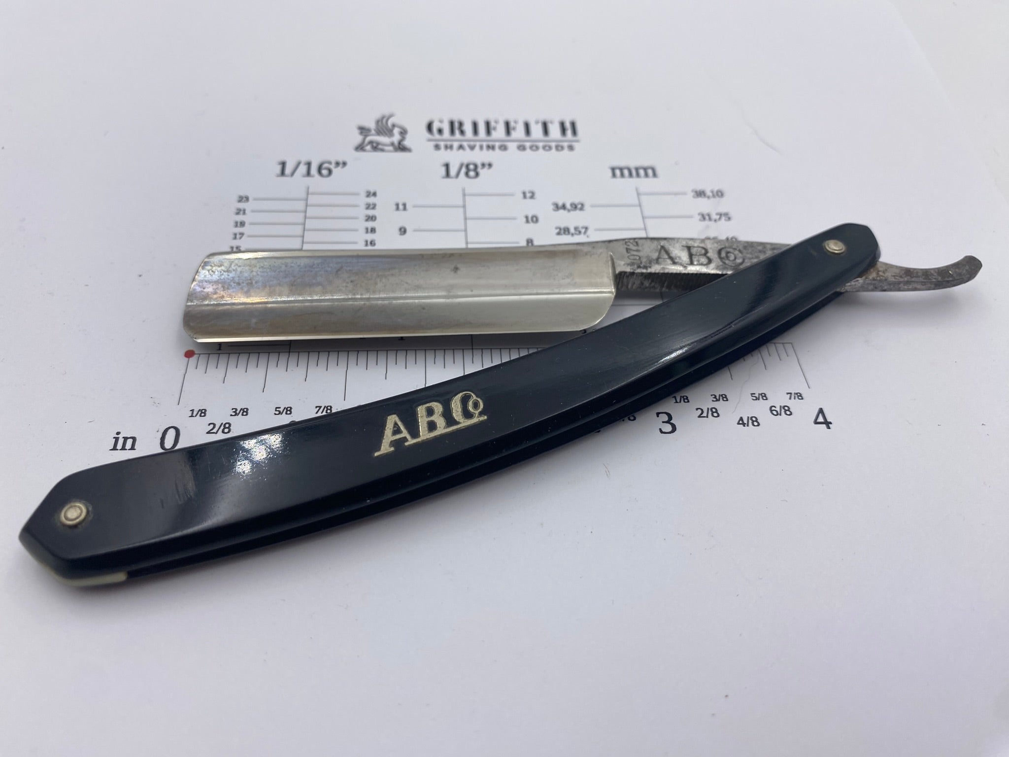 Vintage ABCo Japanese Straight Razor for Restoration